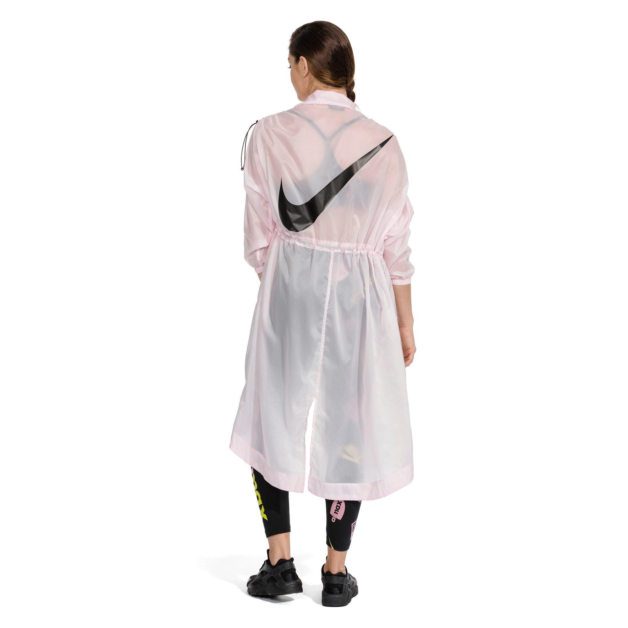 nike woven long jacket