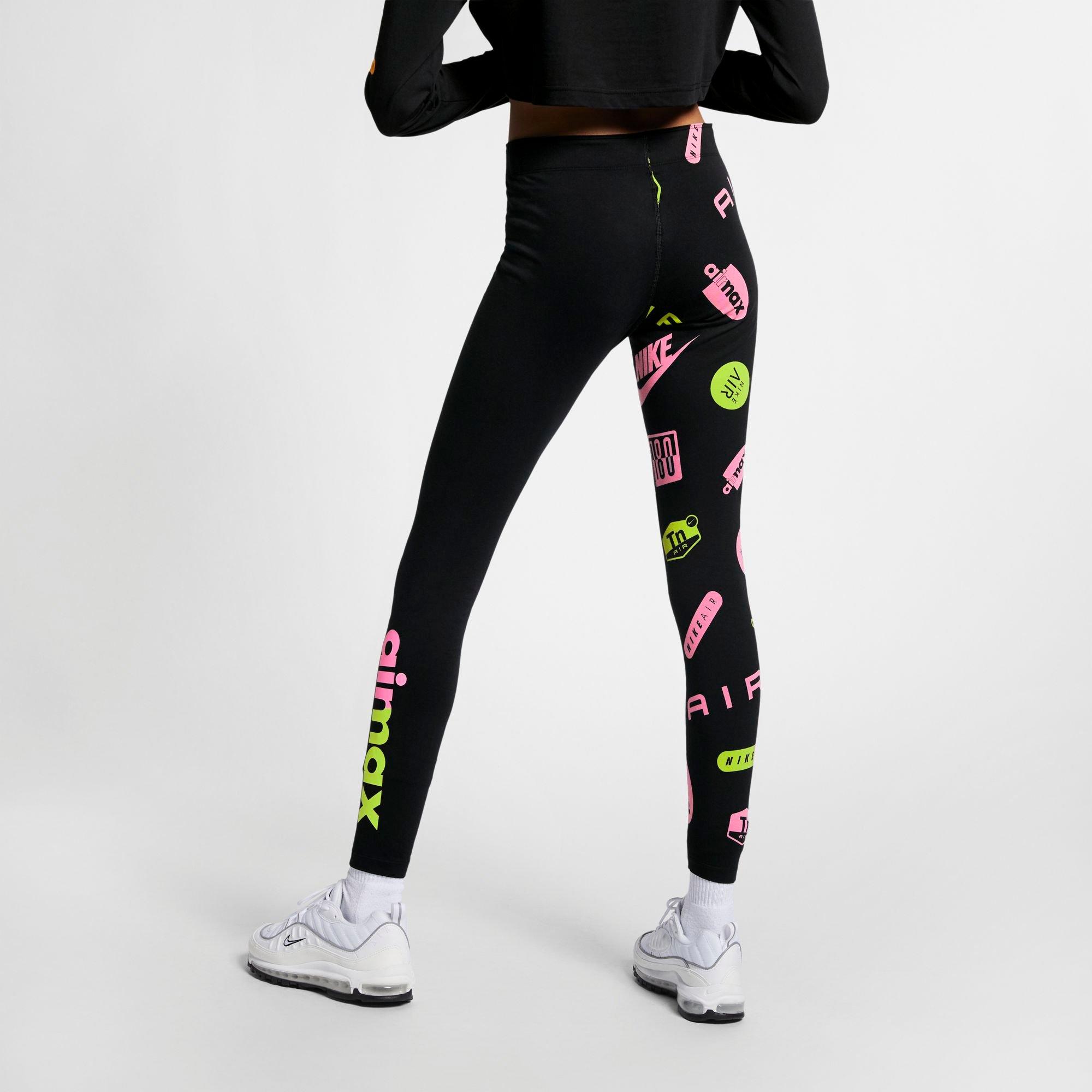 nike pink camo leggings