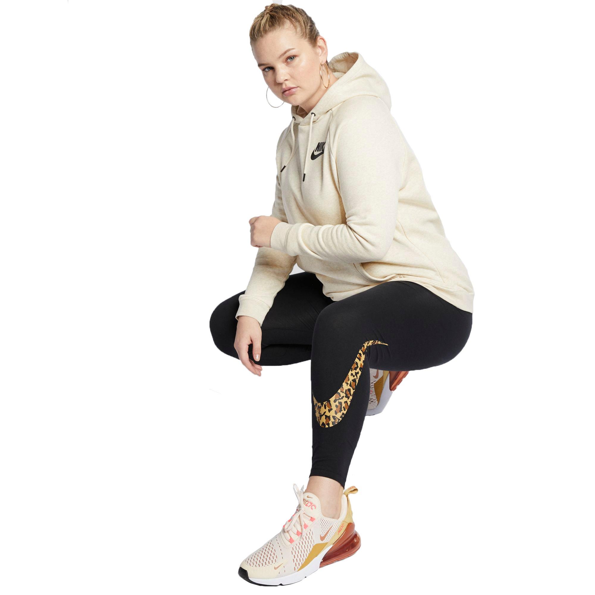 nike animal print swoosh leggings