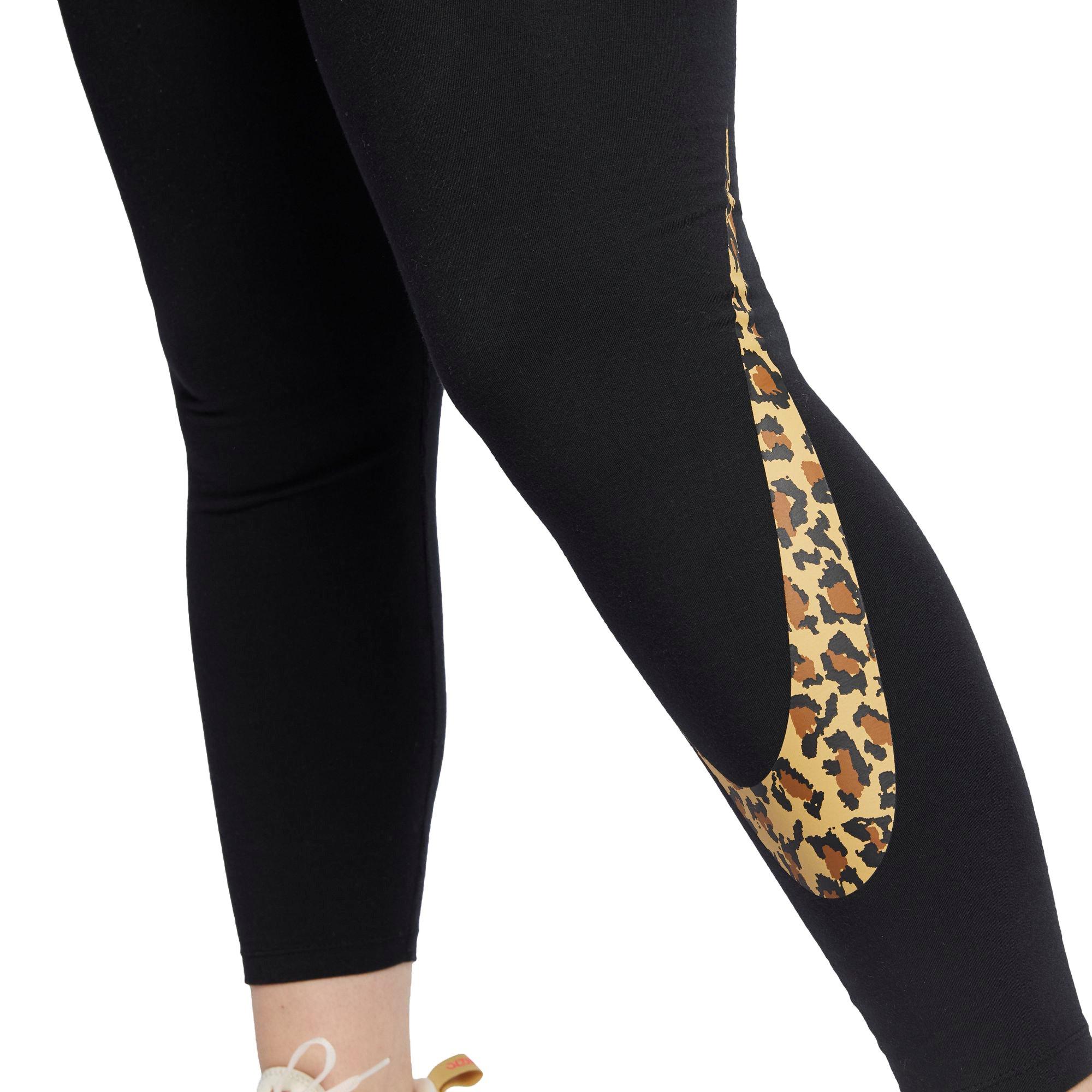 nike ladies leopard print leggings