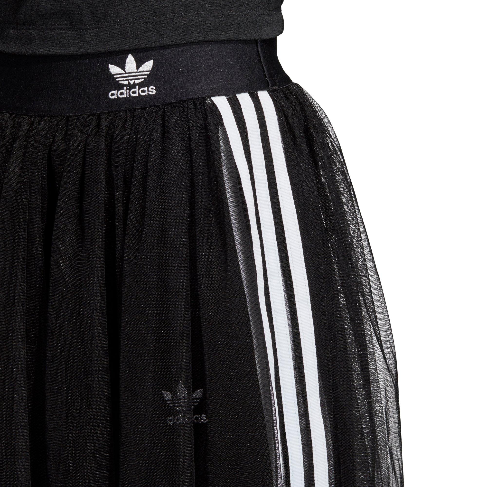 adidas mesh skirt black