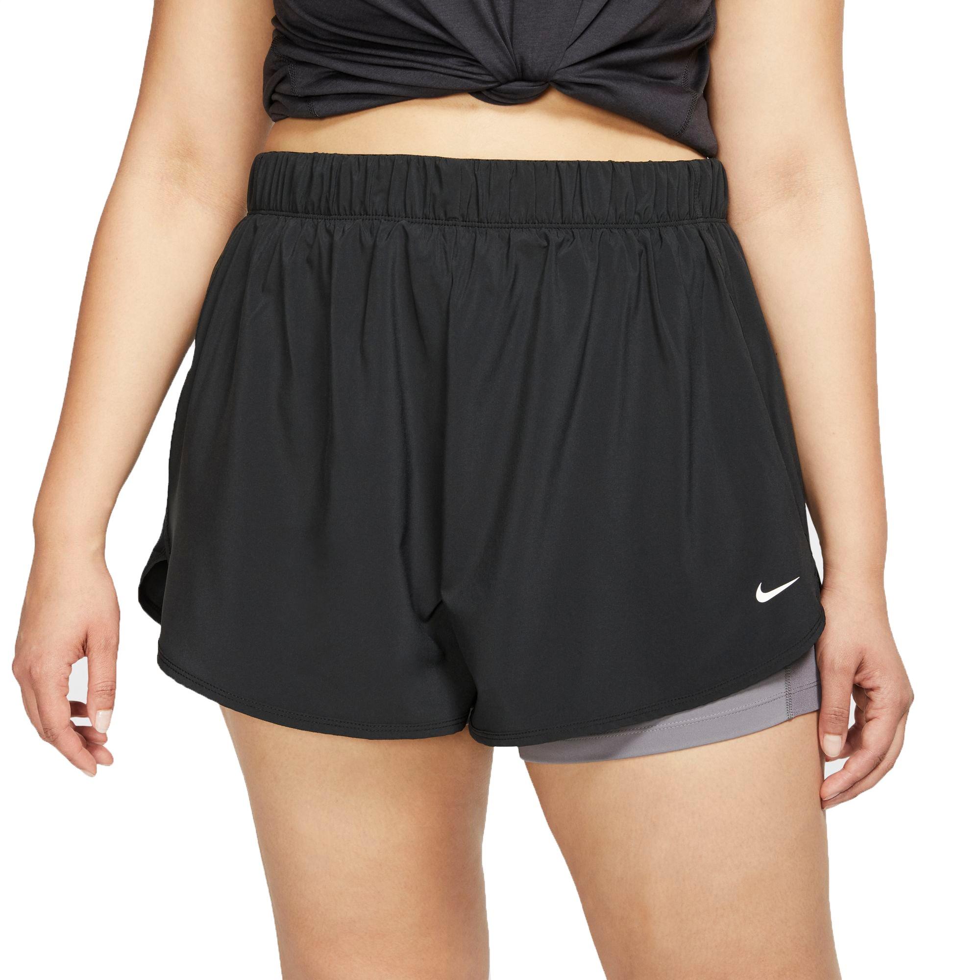 womens plus nike shorts