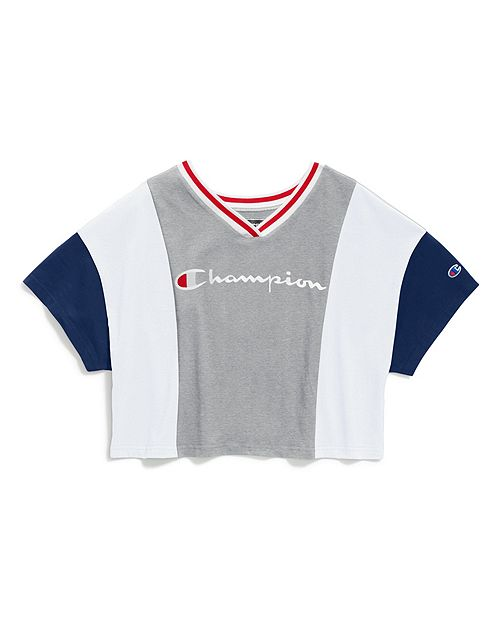 champion colorblock tee