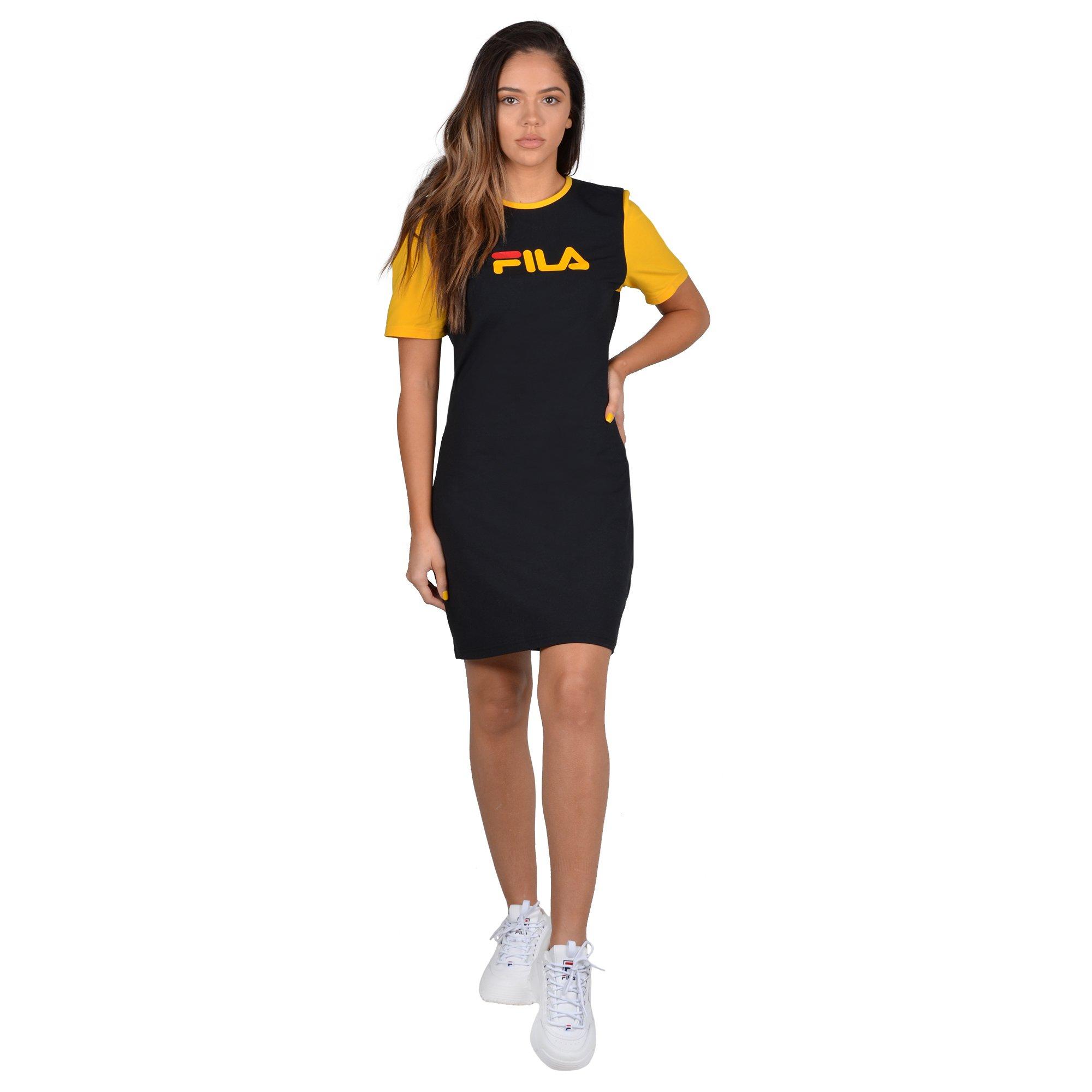 yellow fila dress