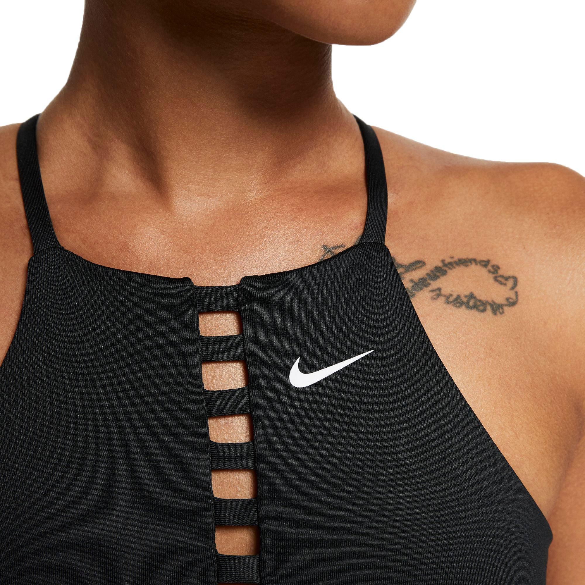 lattice front sports bra