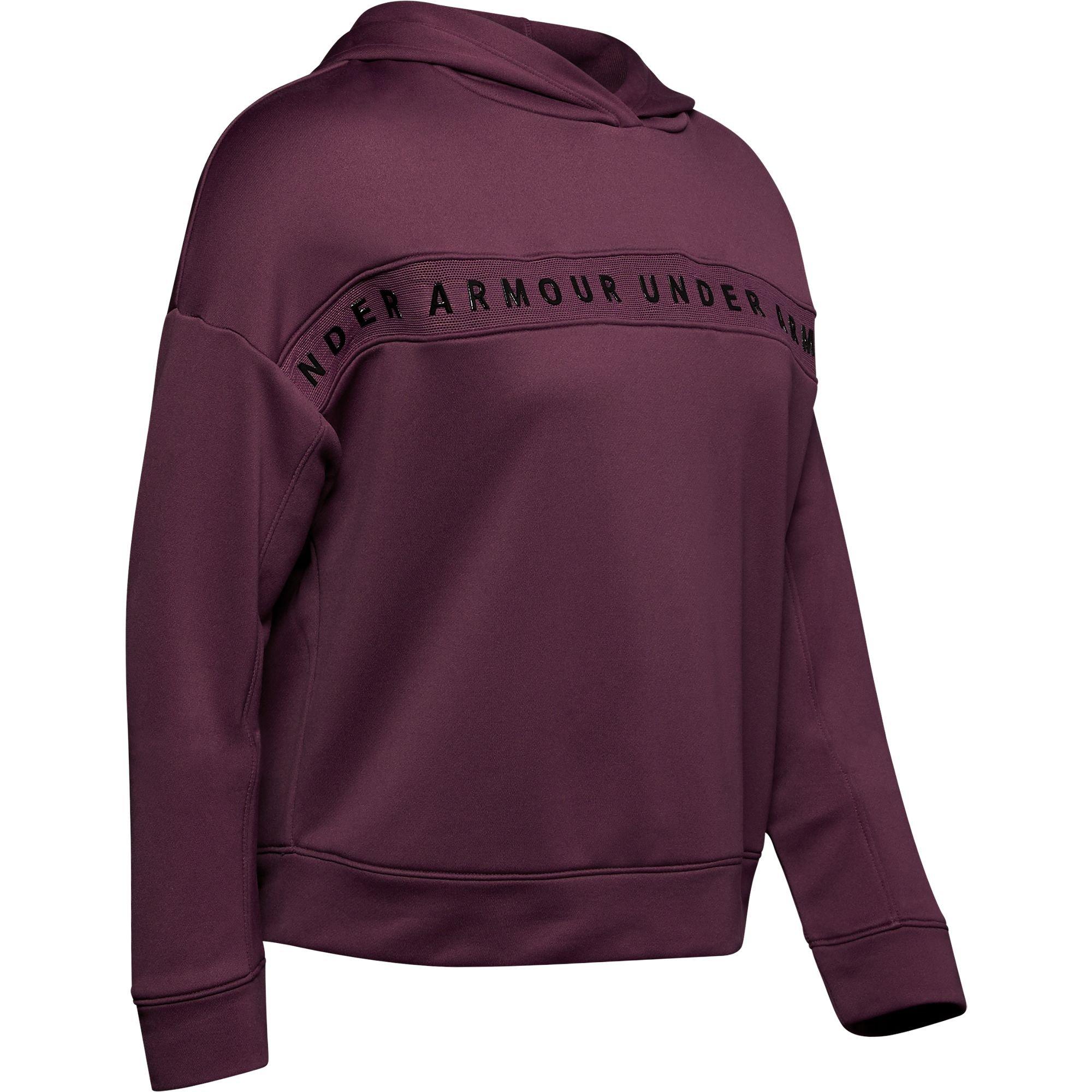 womens purple under armour hoodie