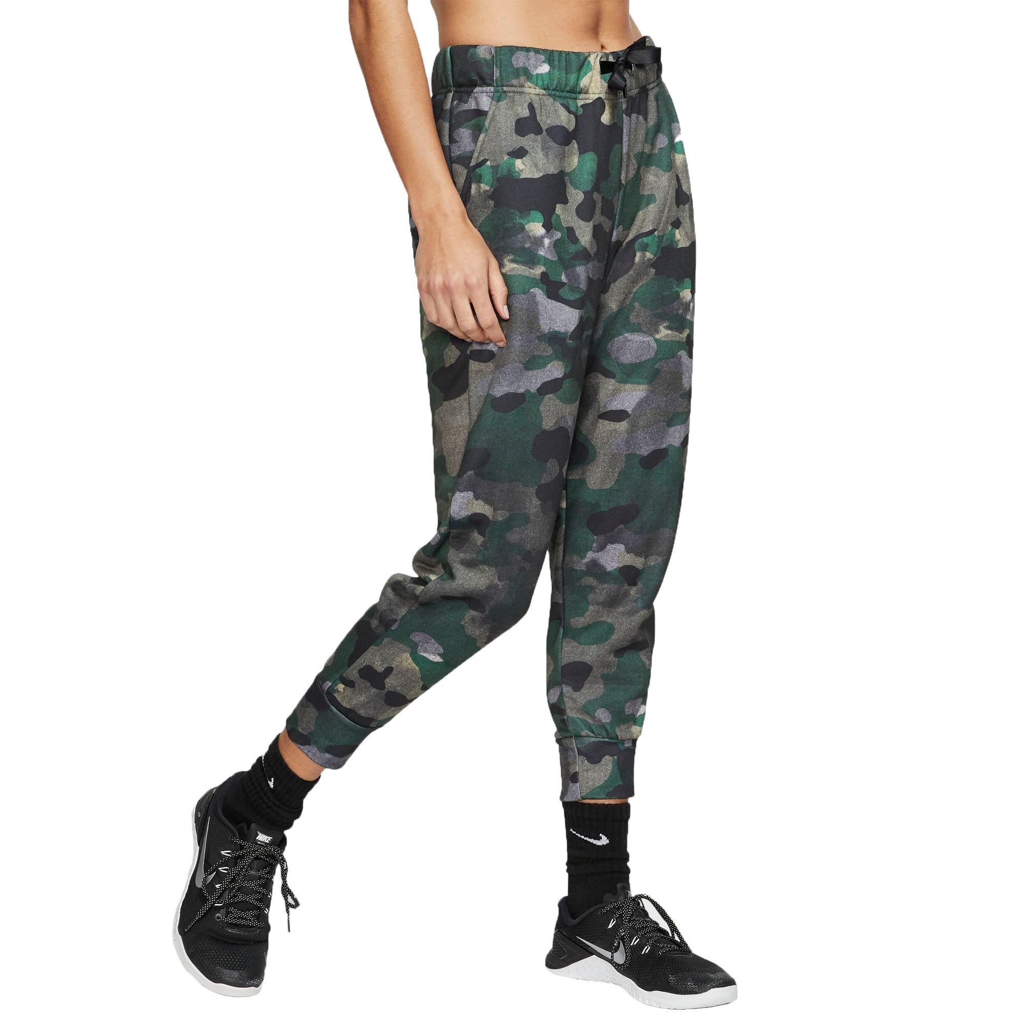 nike camo fleece pants