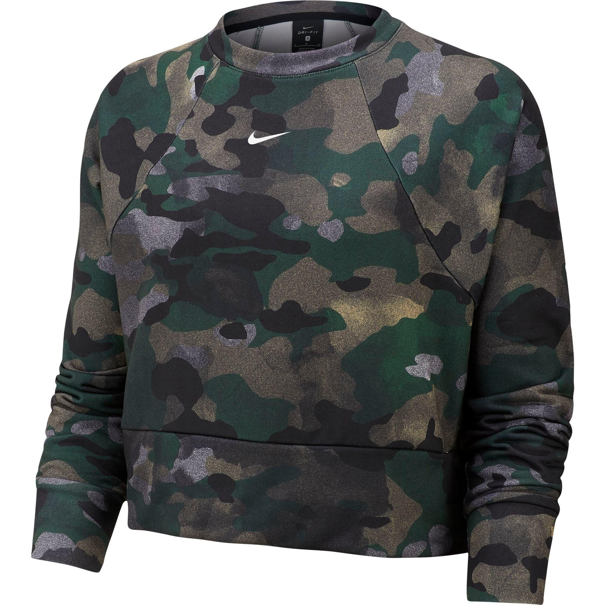 nike camo sweatshirt womens