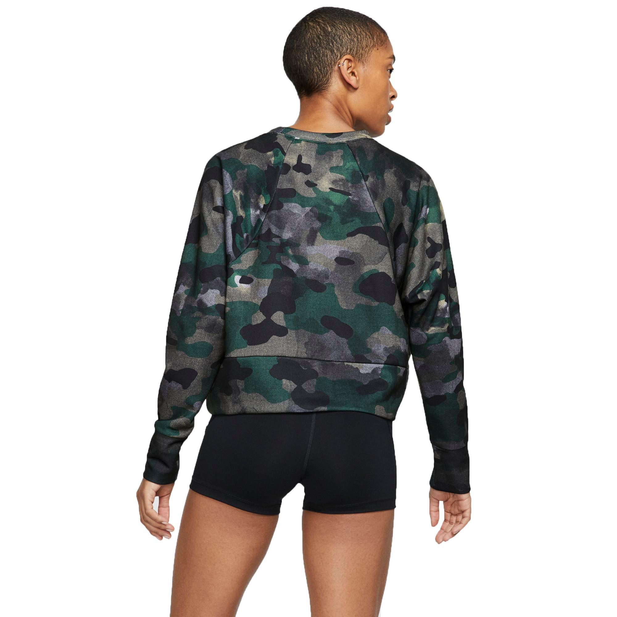 nike camo sweatshirt womens
