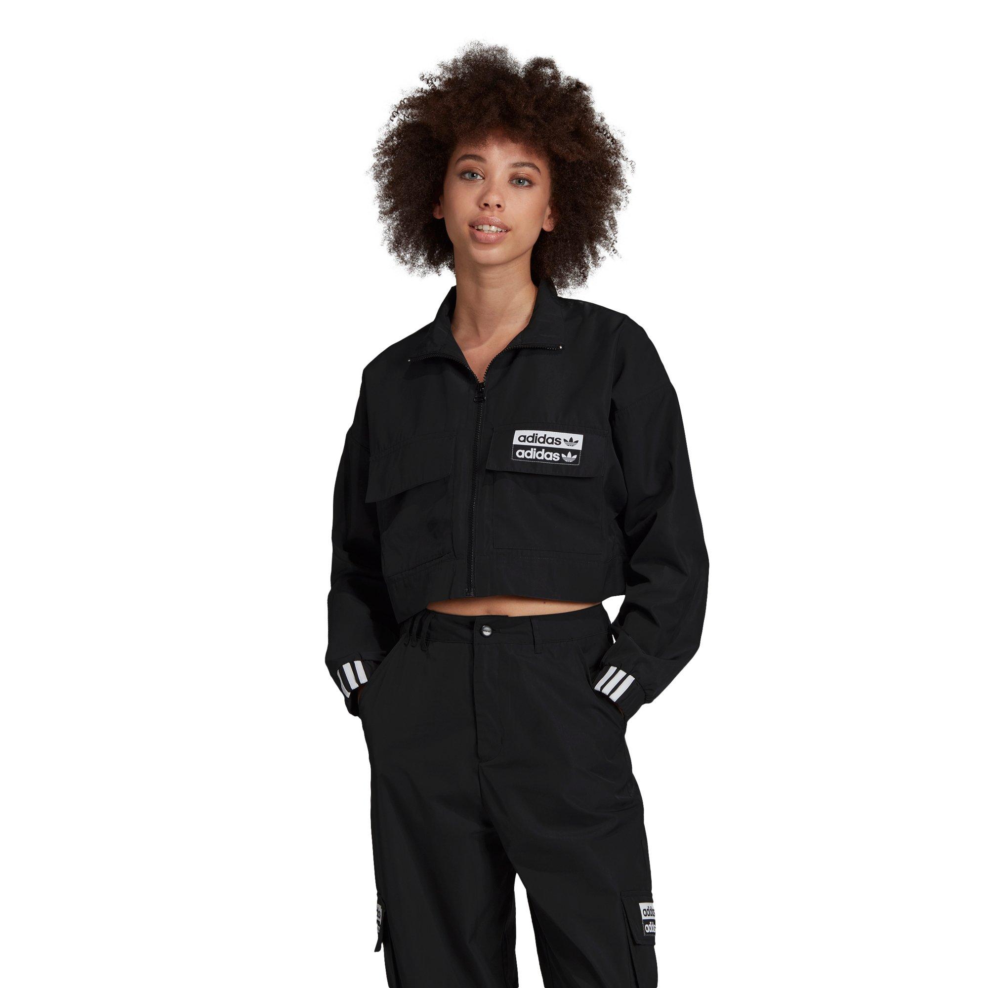 adidas originals cropped track jacket
