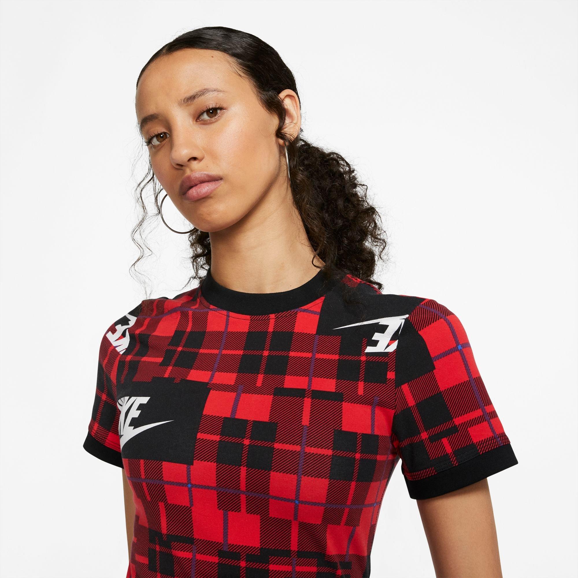 plaid nike dress