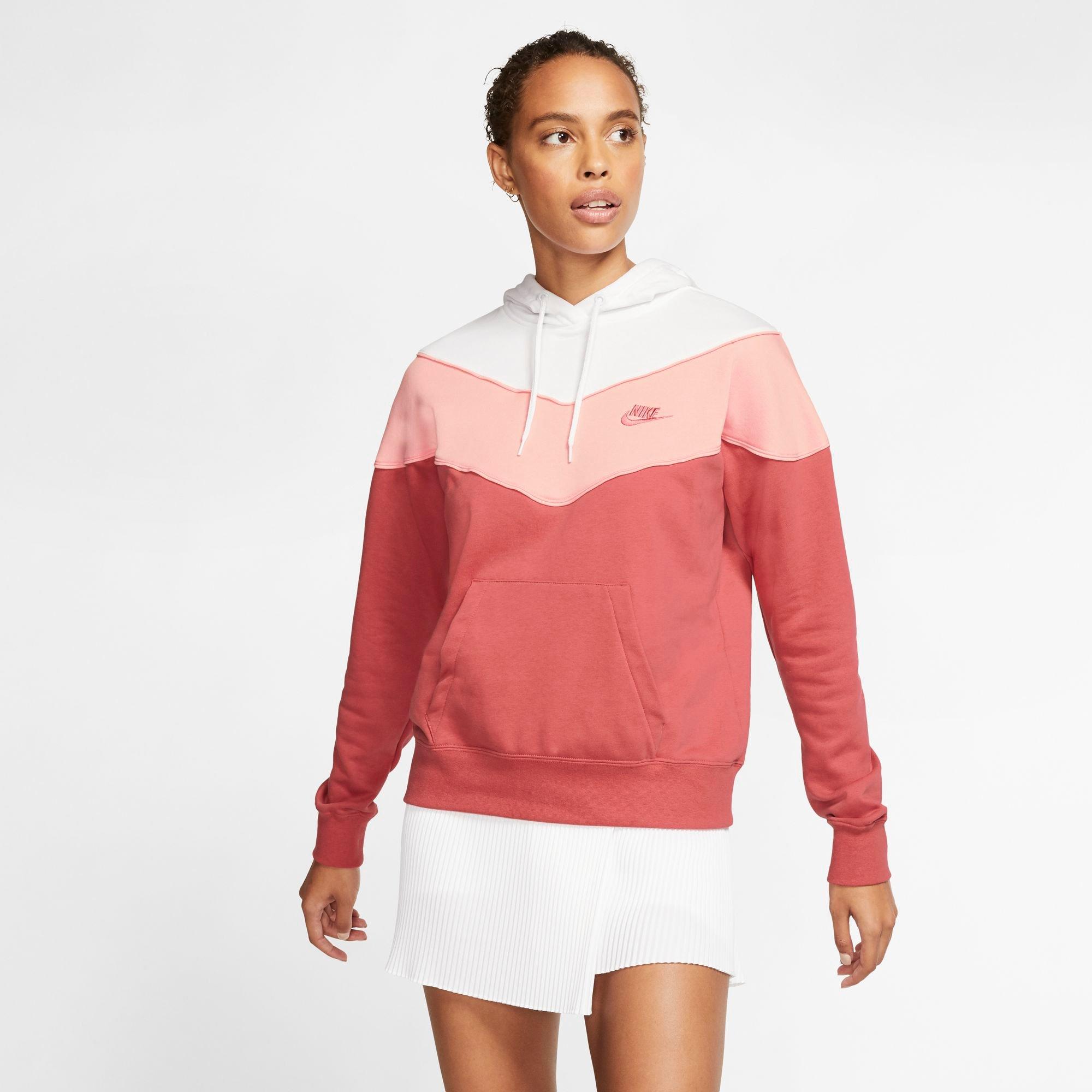 pink nike womens hoodie