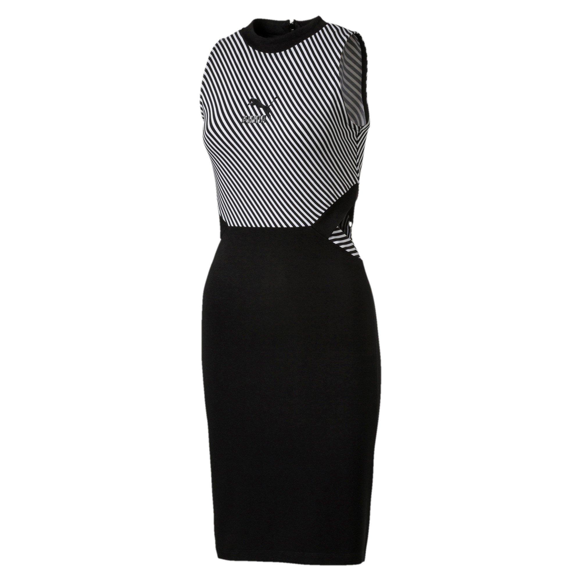 black and white puma dress