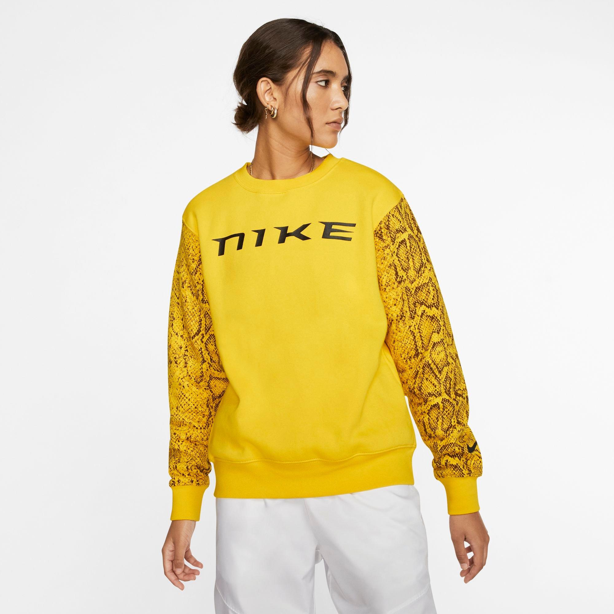 yellow nike womens shirt