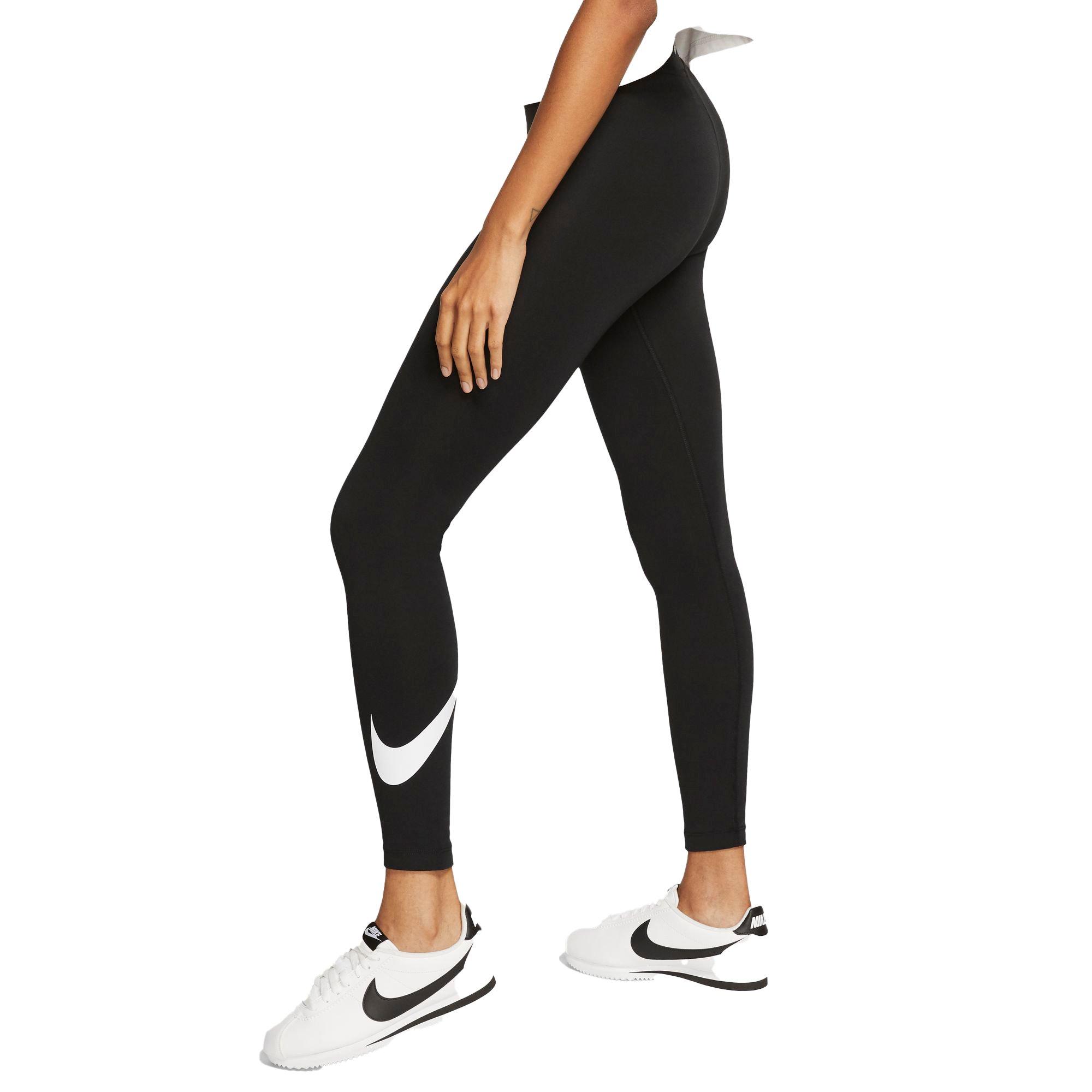 nike pink swoosh leggings