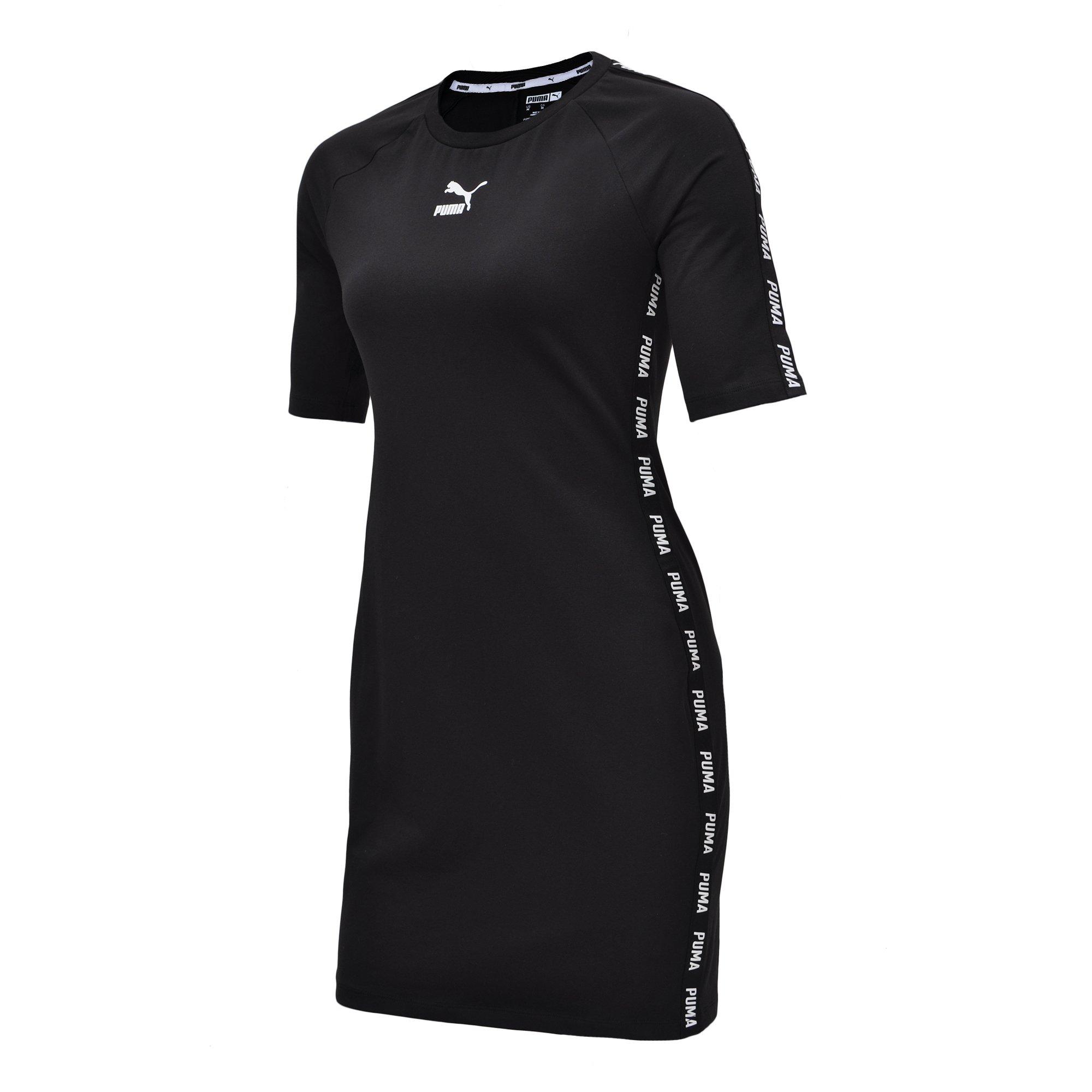 Puma Women's Tape Dress-Black - Hibbett 