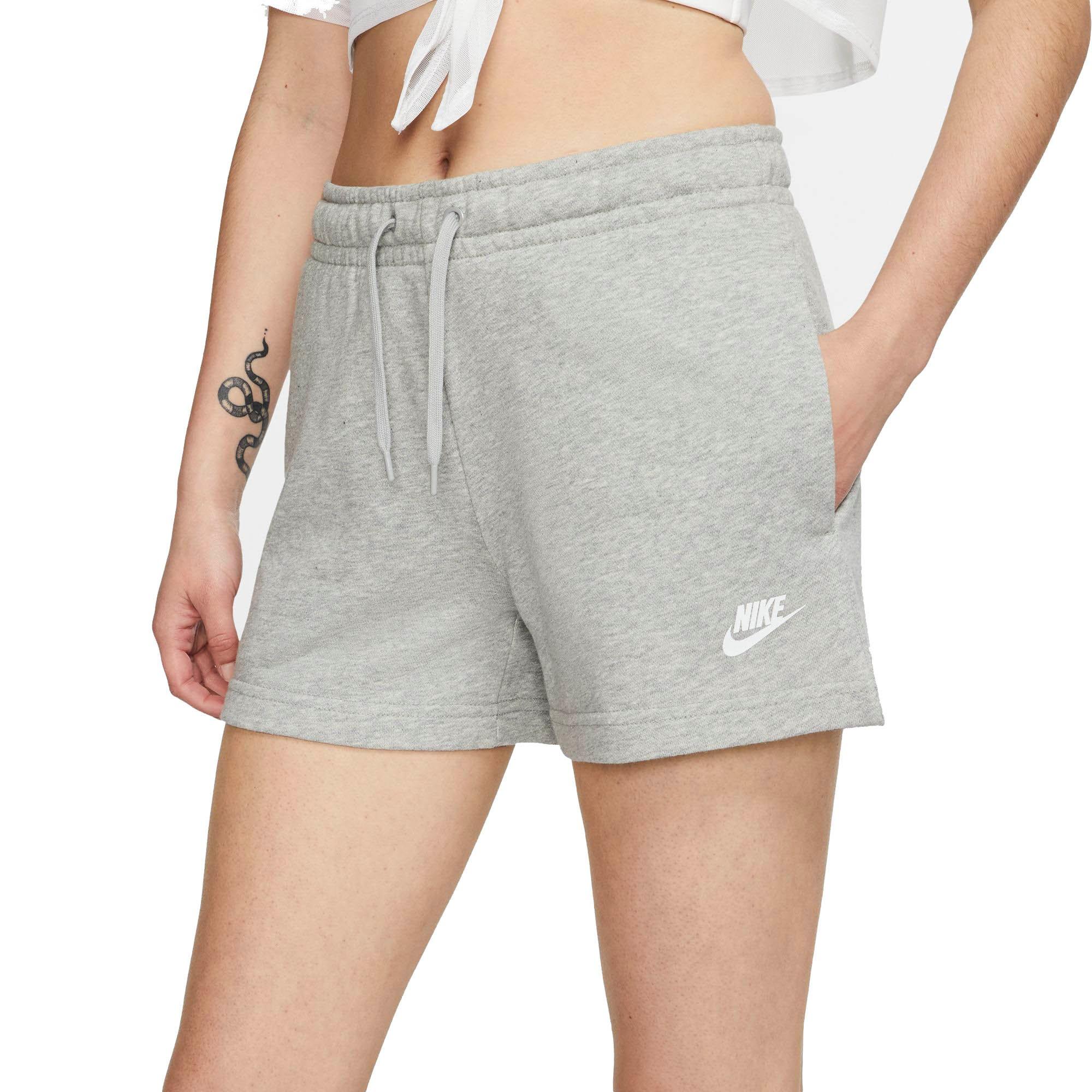 nike sportswear fleece shorts womens