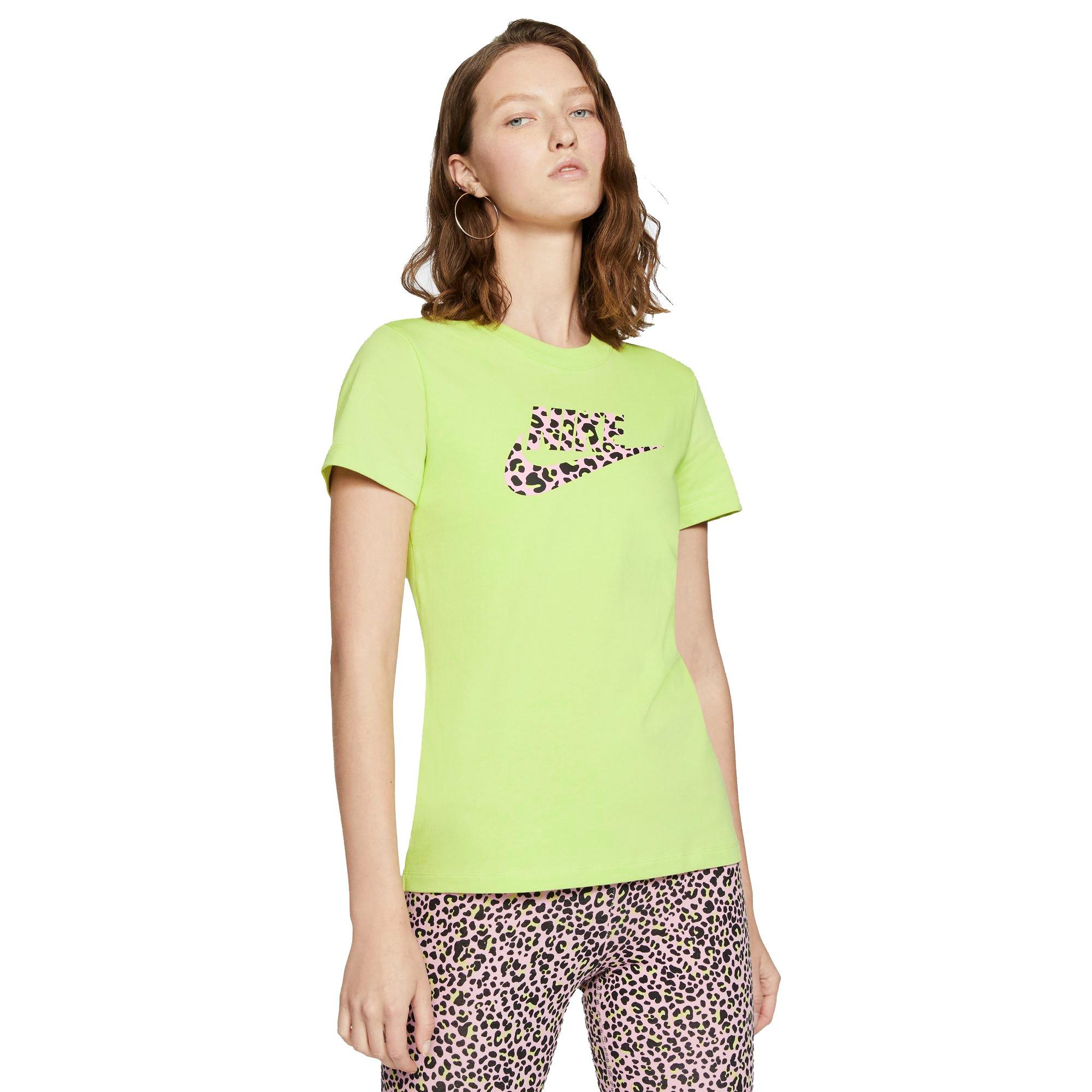 womens lime green nike shirt