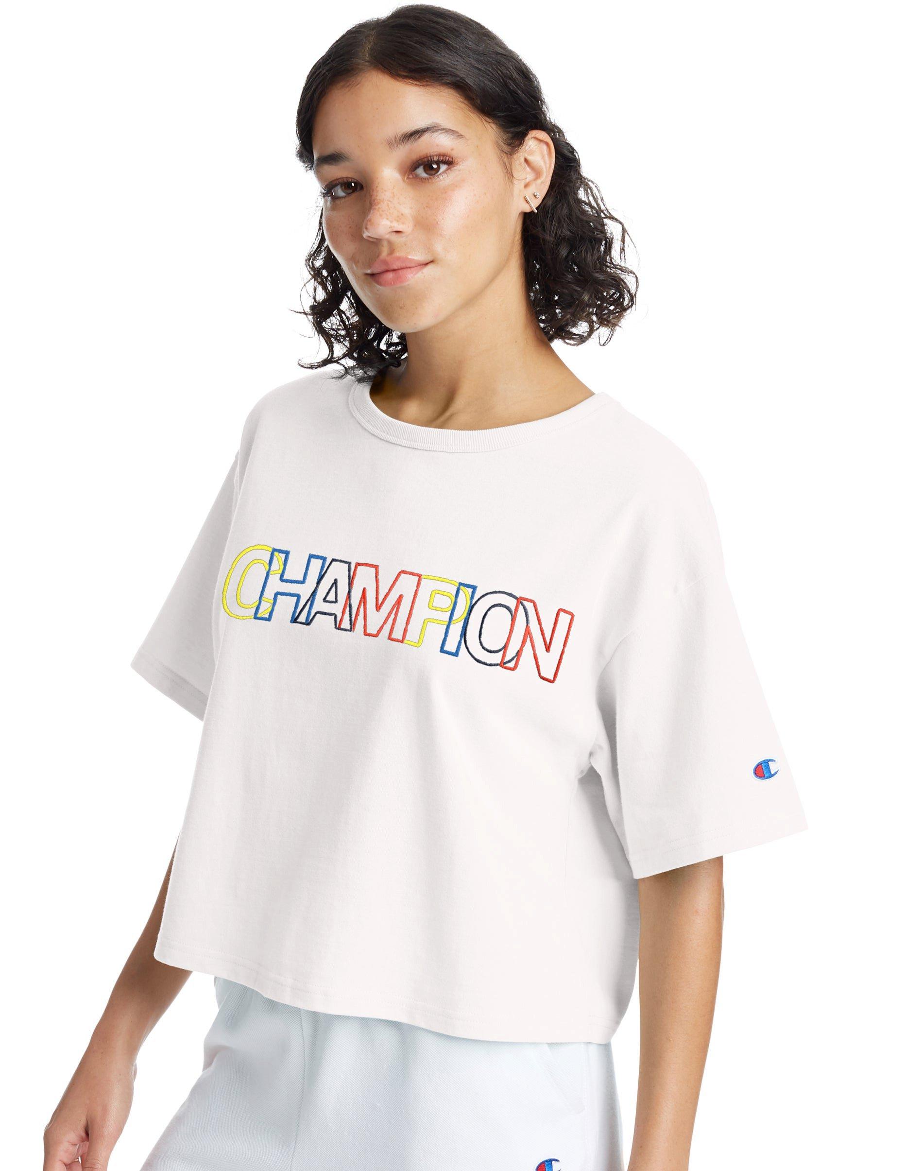 champion crop top womens