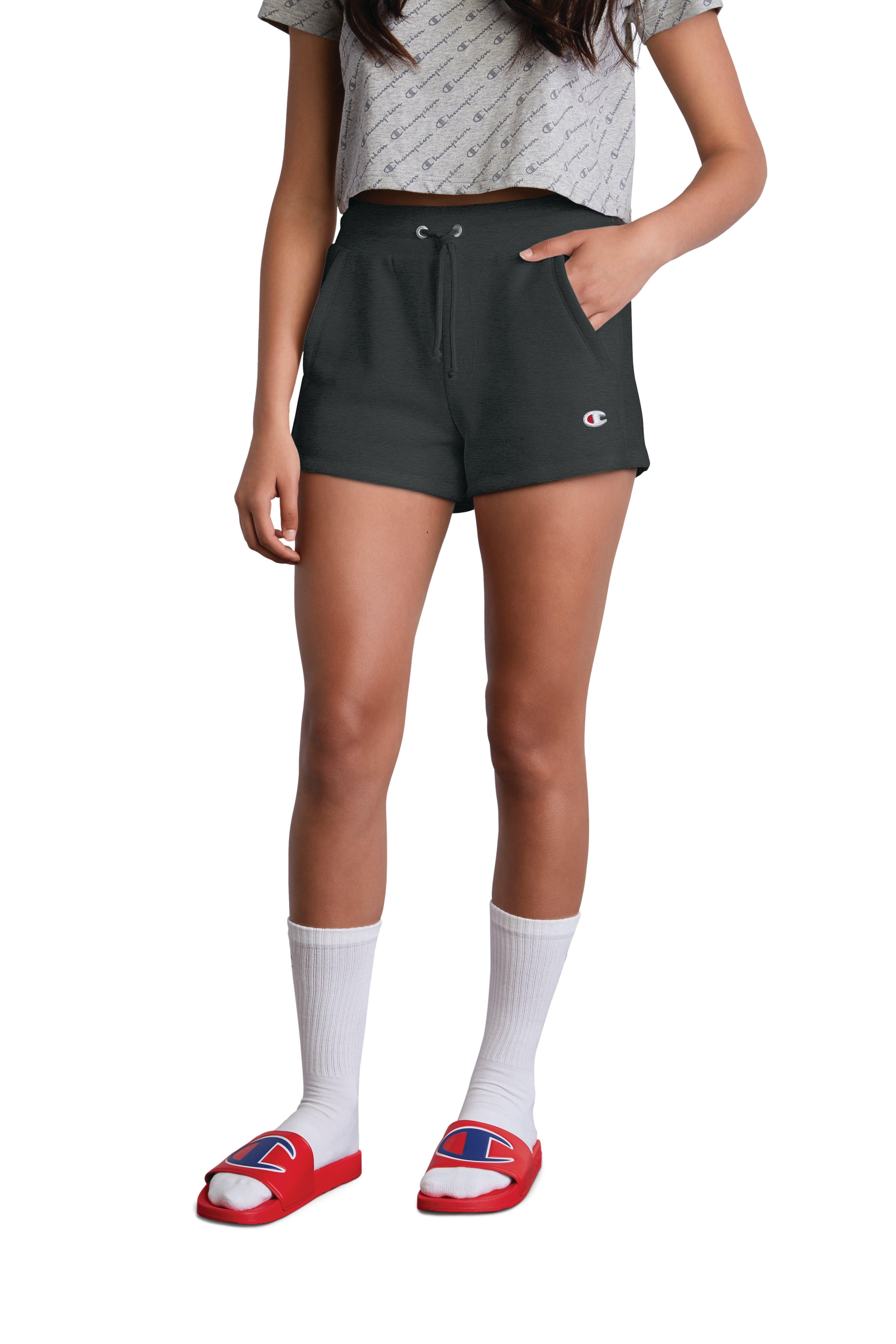 champion reverse weave shorts black