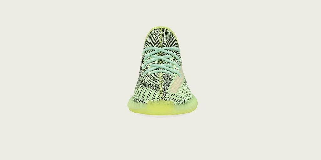 highlighter green yeezy