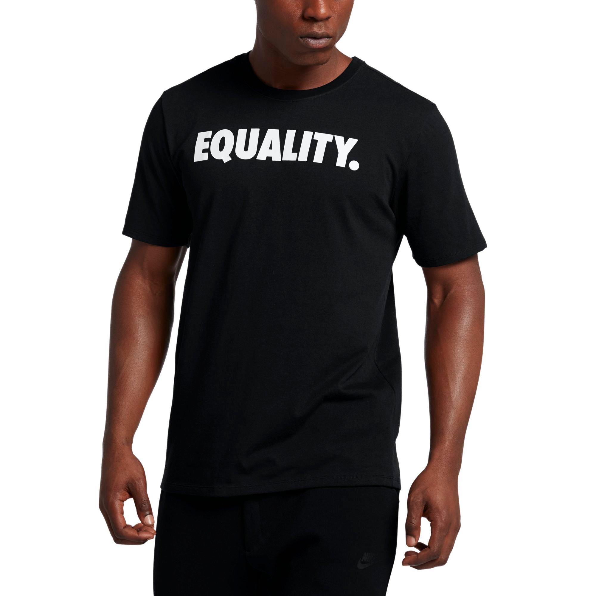 nike equality shirt gold