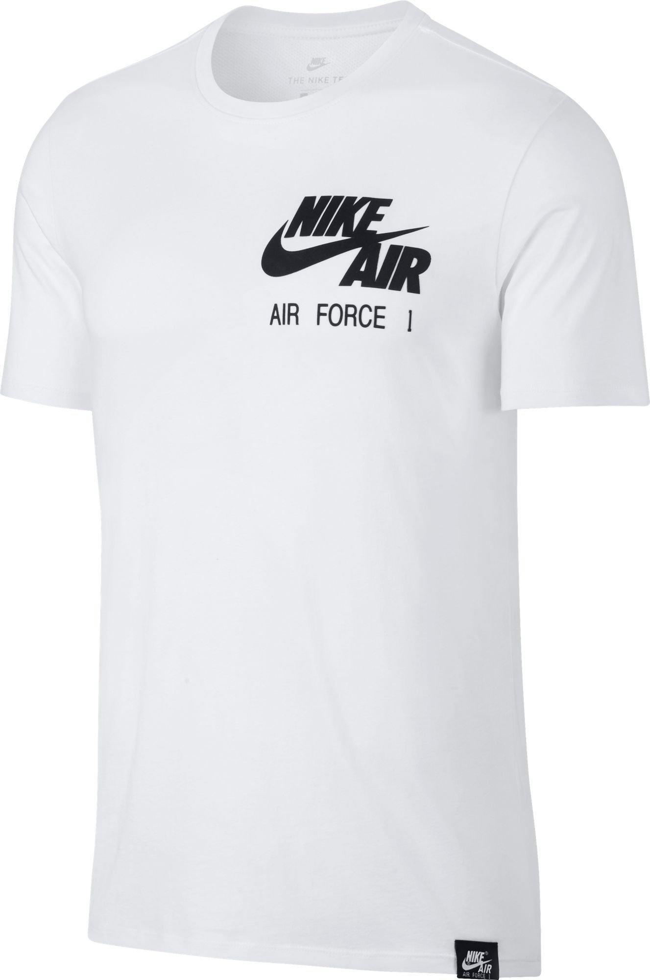 nike air force 1 t shirt white