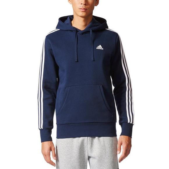 adidas Men's Essentials 3 Stripes Pullover Fleece adidas Men's Essentials 3 Stripes Pullover Fleece