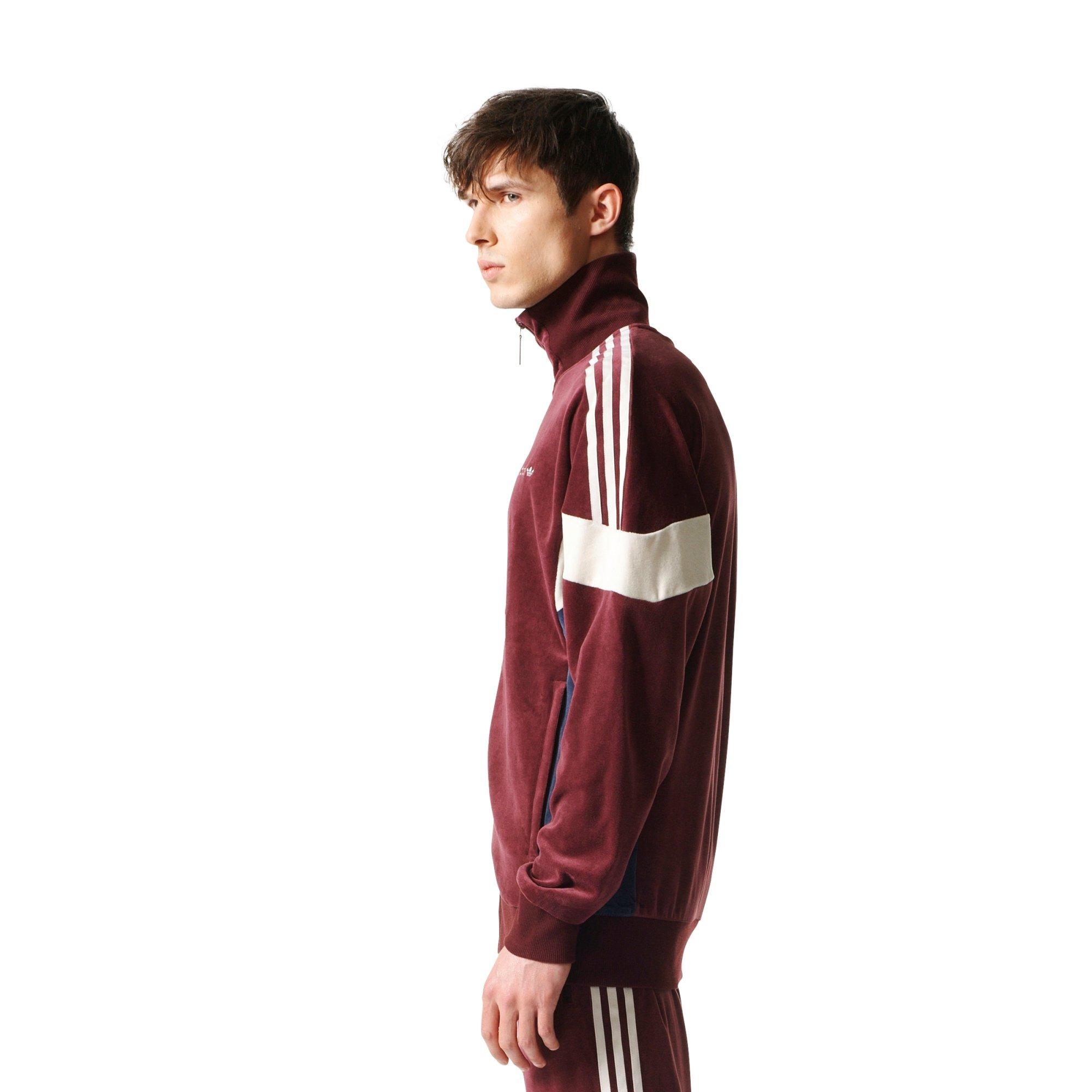 adidas challenger track jacket velour