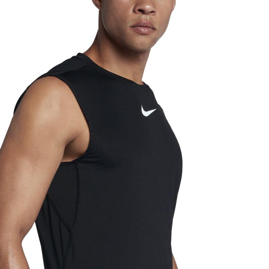 nike pro sleeveless fitted top