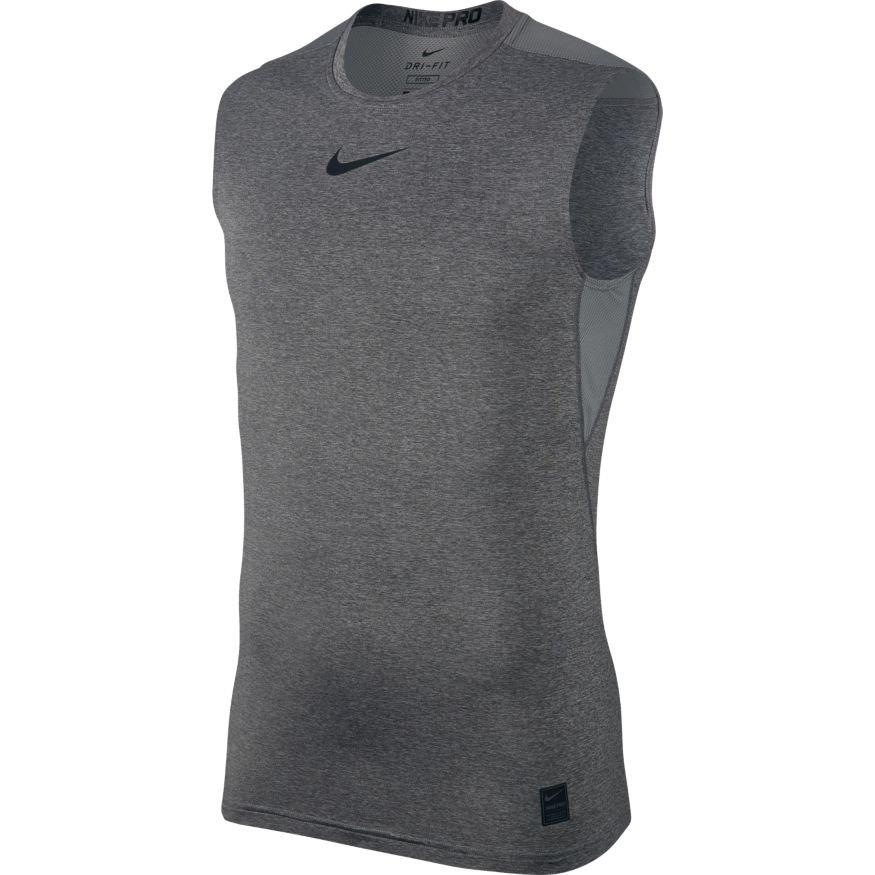 nike pro fitted sleeveless training top