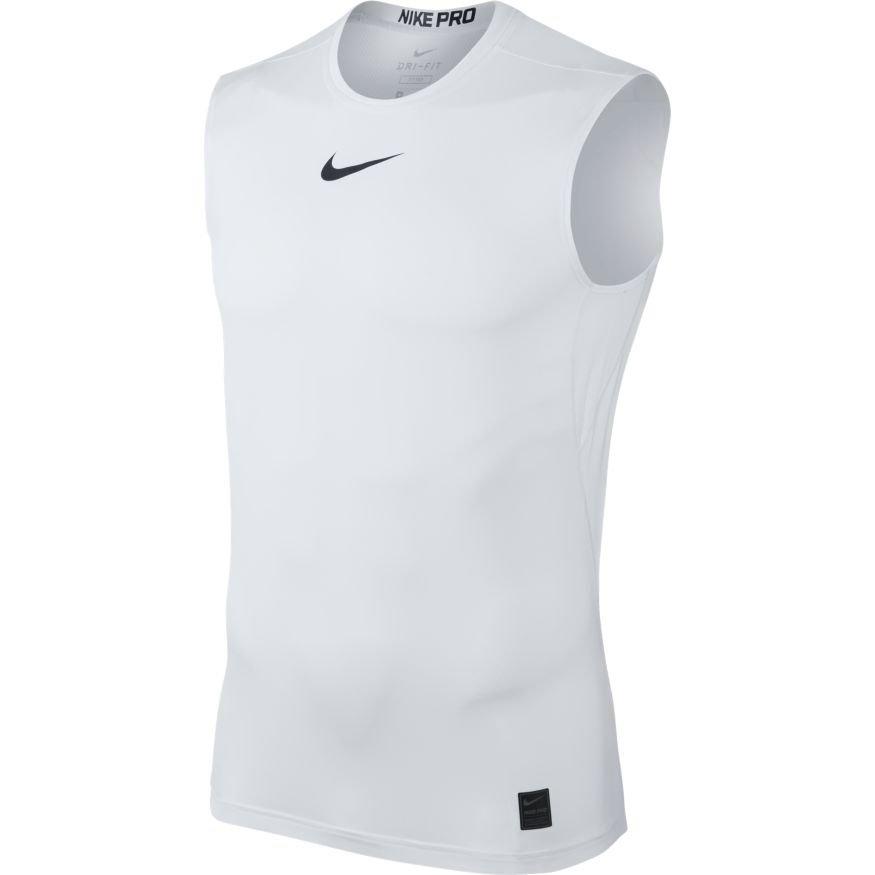 nike men's pro cool fitted sleeveless shirt