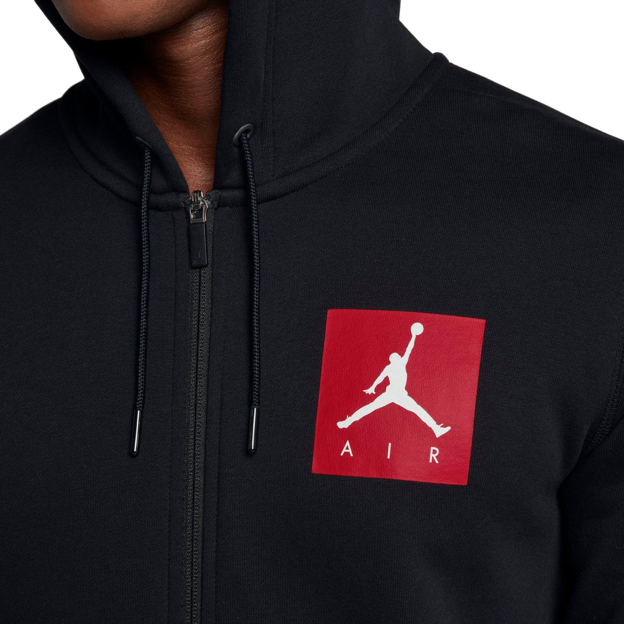 flight fleece aj3 fz hoodie