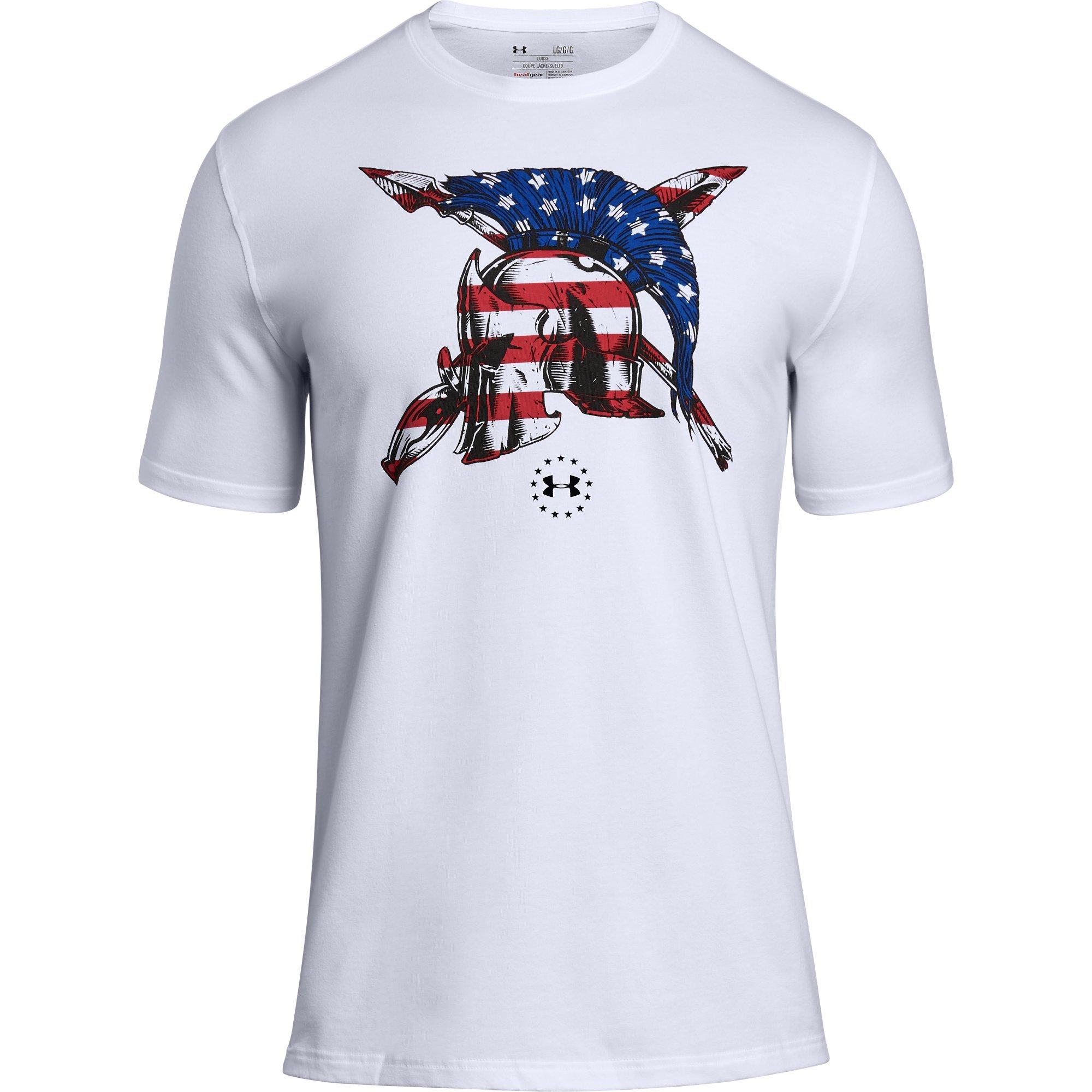 men's under armour american flag shirt