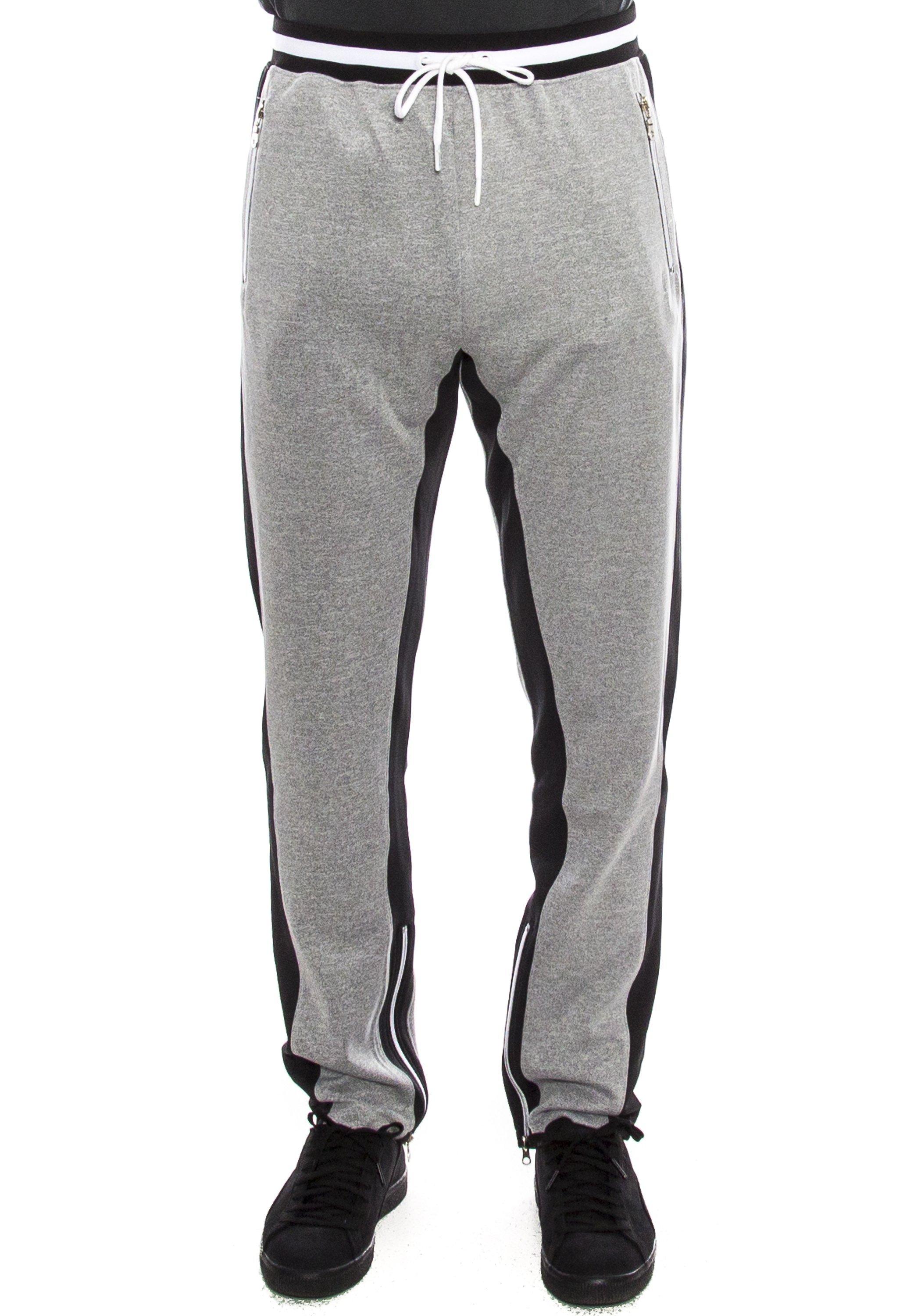 dual stripe track pants