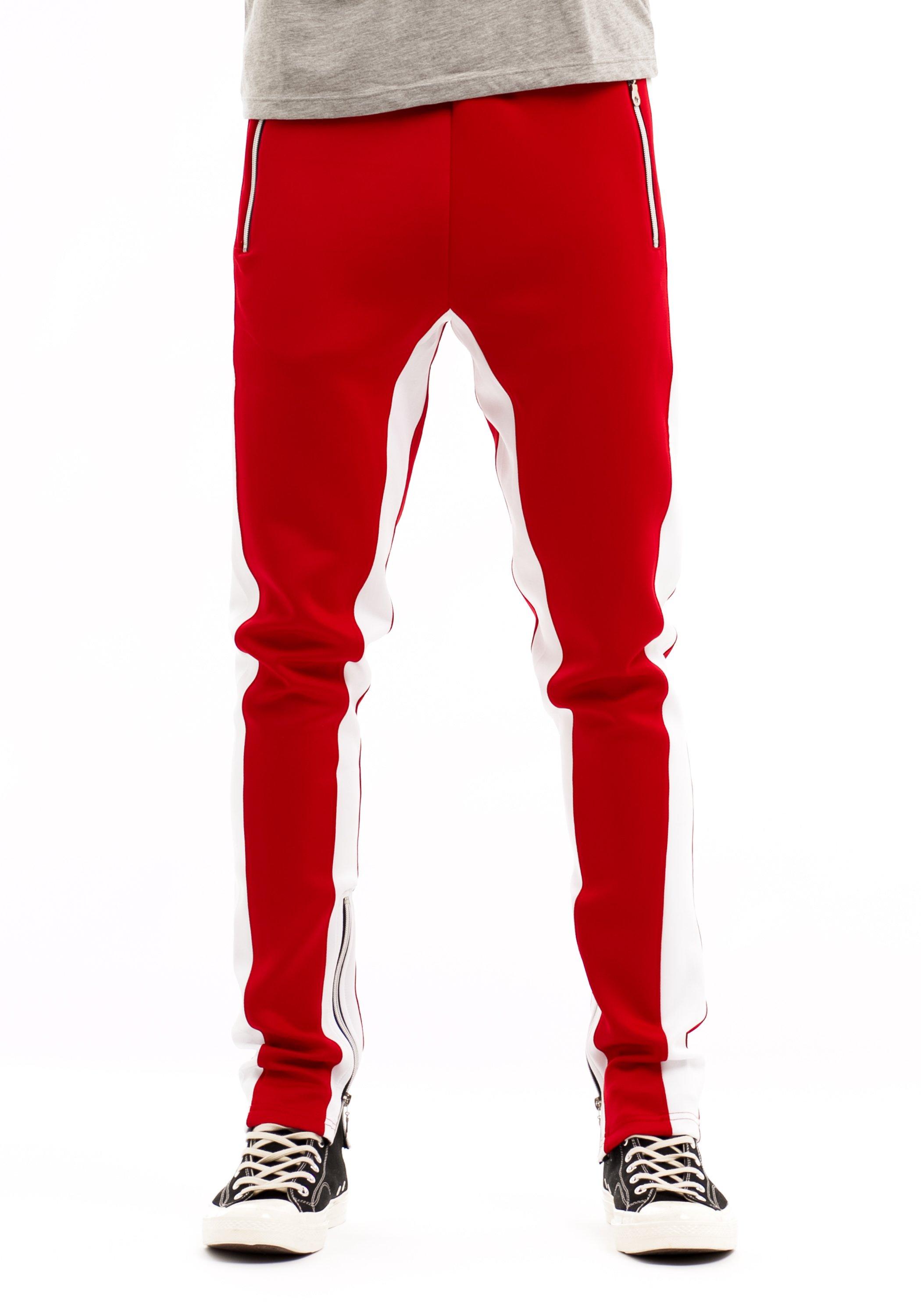 dual stripe track pants