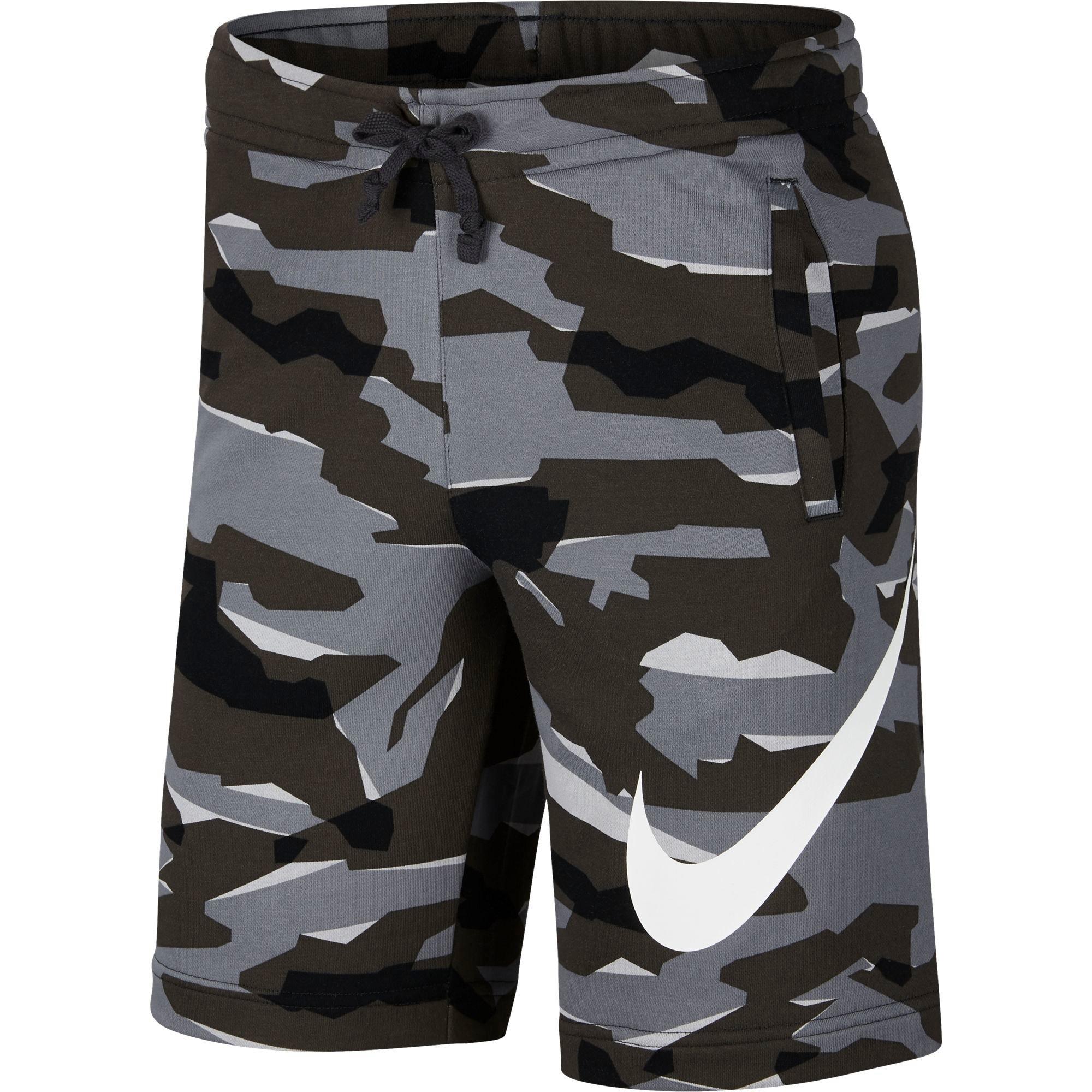 nike camo short set