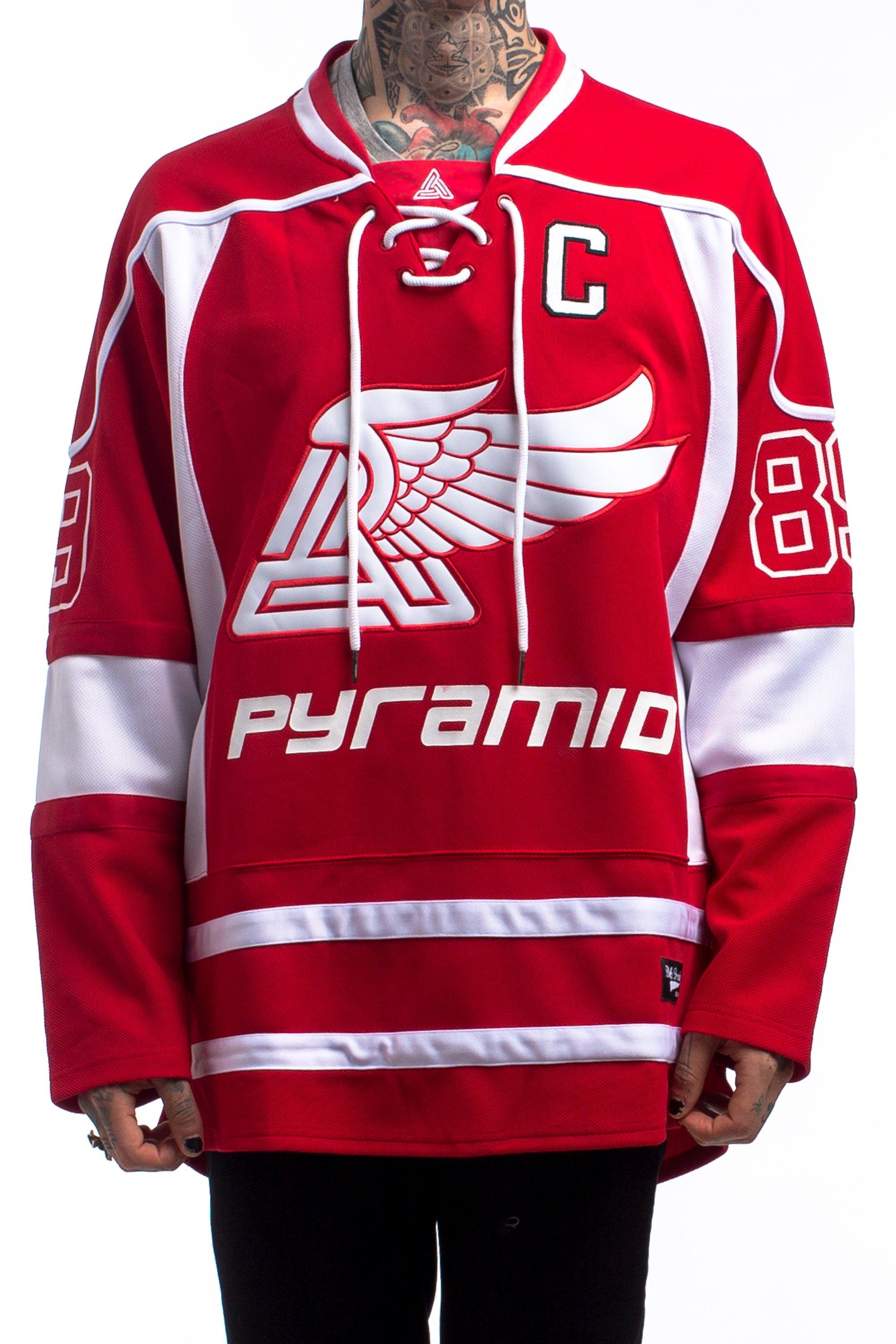 black pyramid hockey jersey