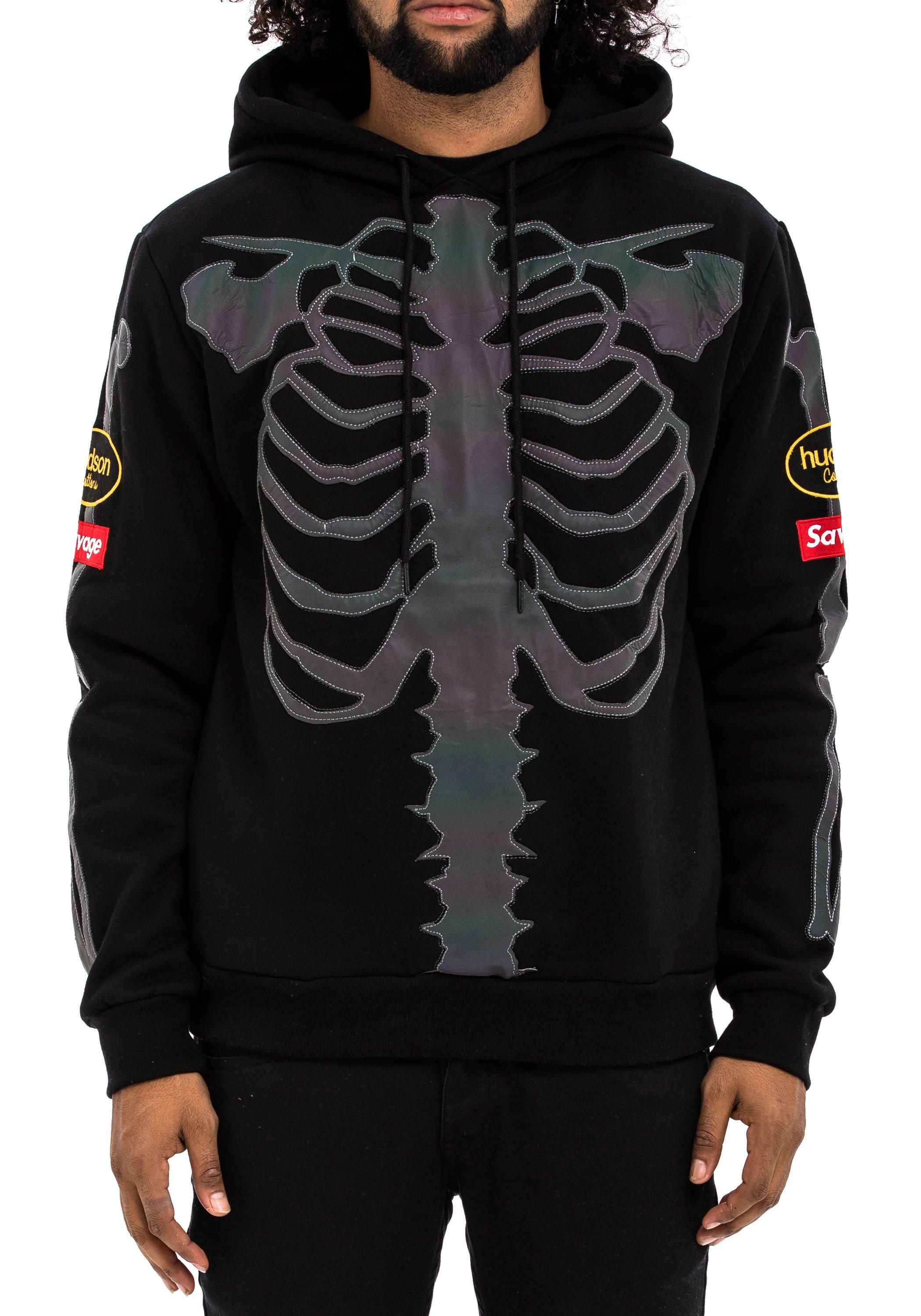 skeleton jacket hoodie