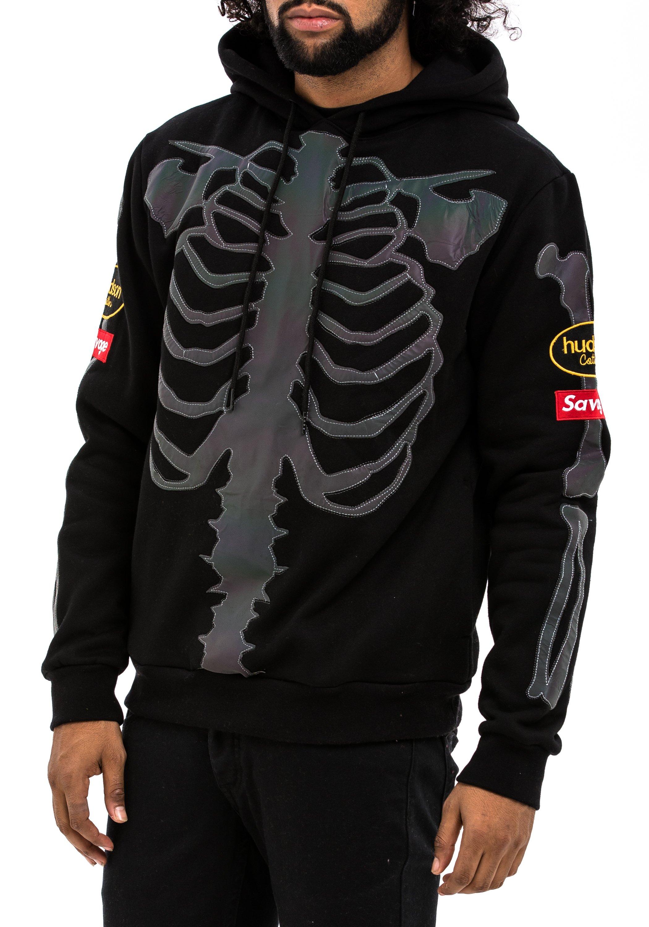 skeleton jacket hoodie