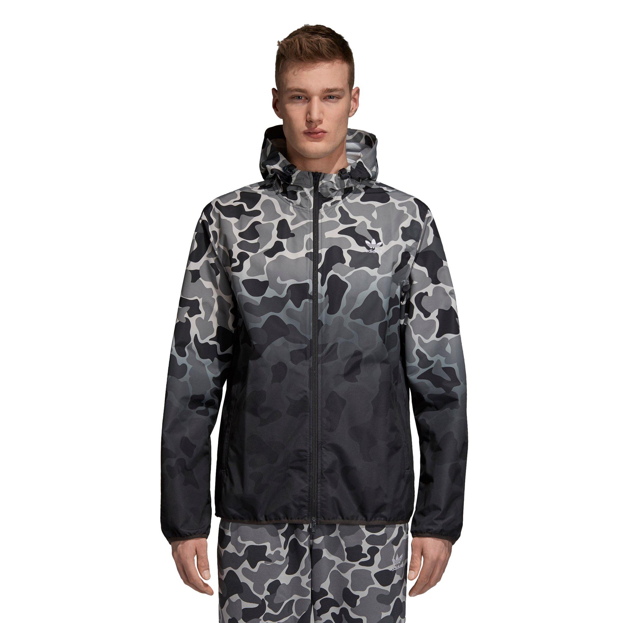 adidas camouflage windbreaker jacket