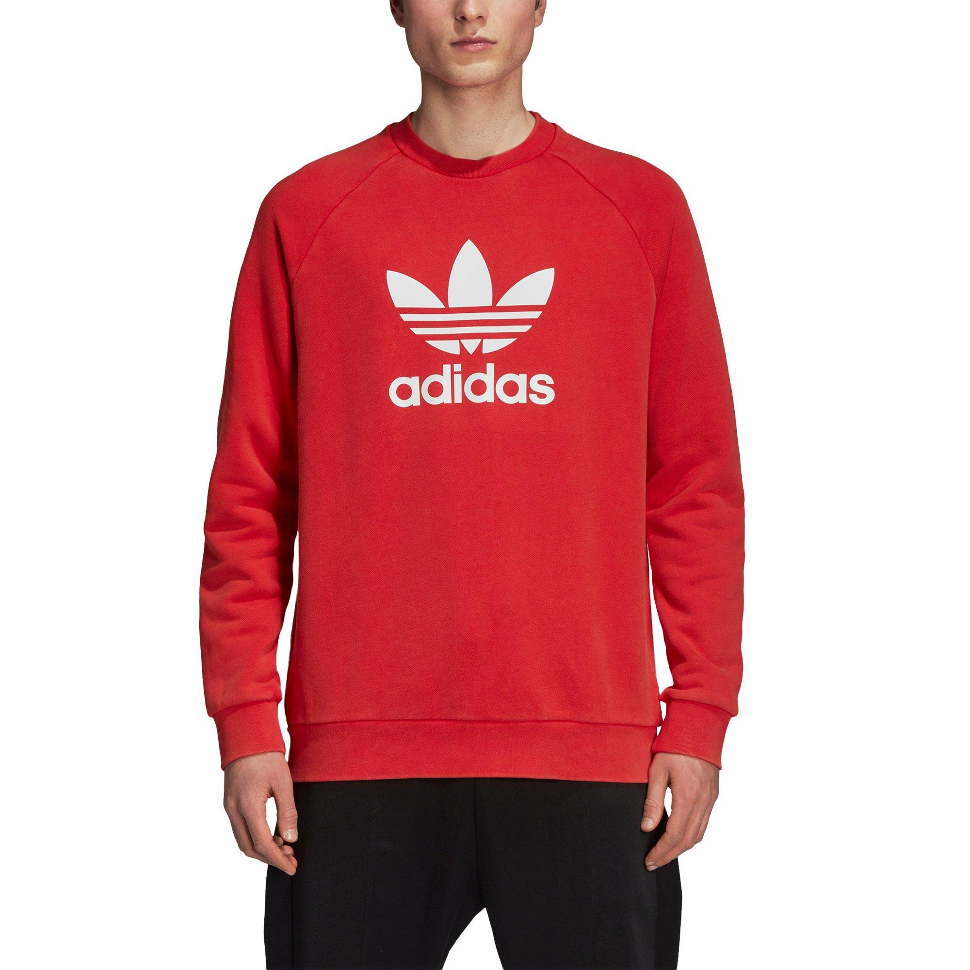 mens red adidas jumper