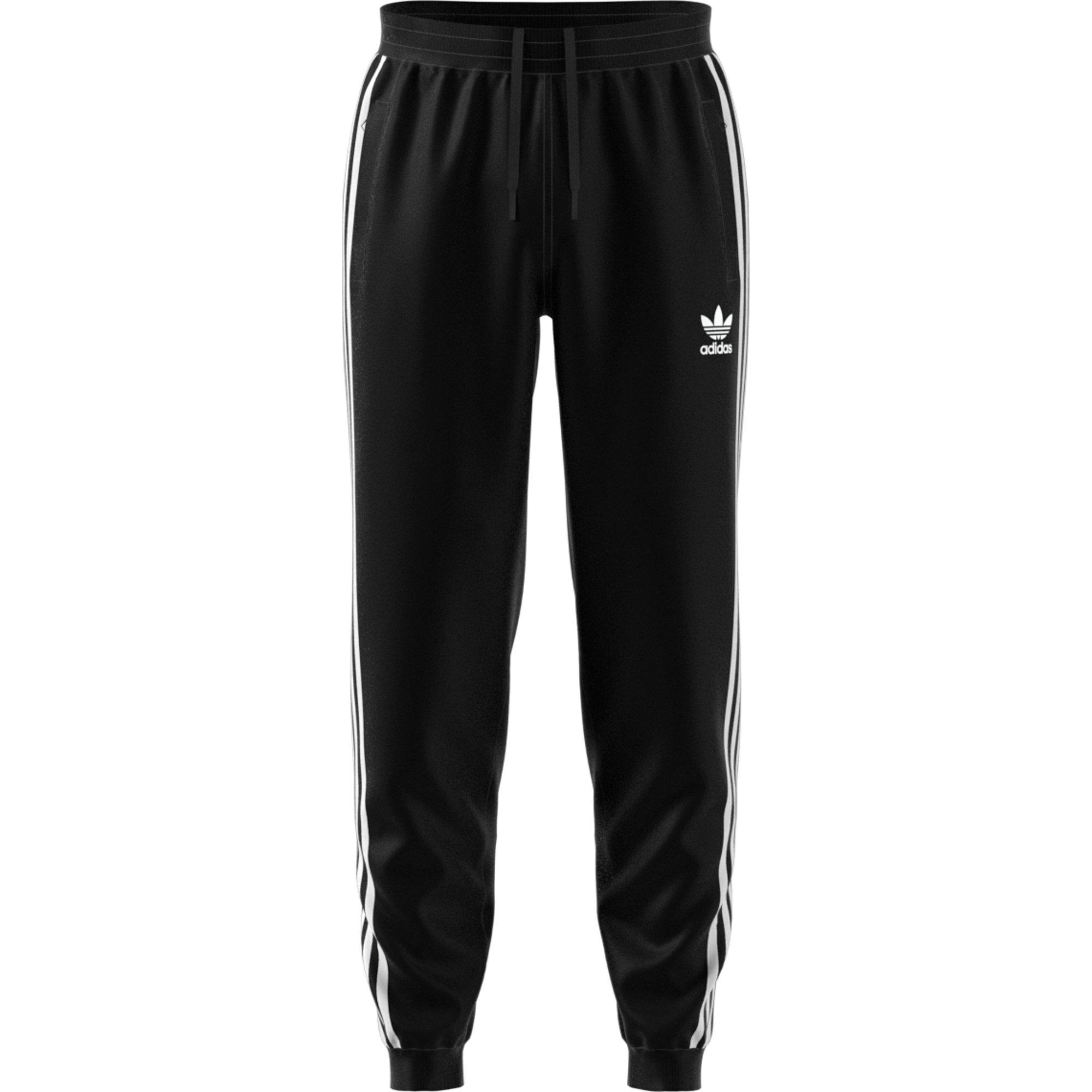 black adidas fleece joggers