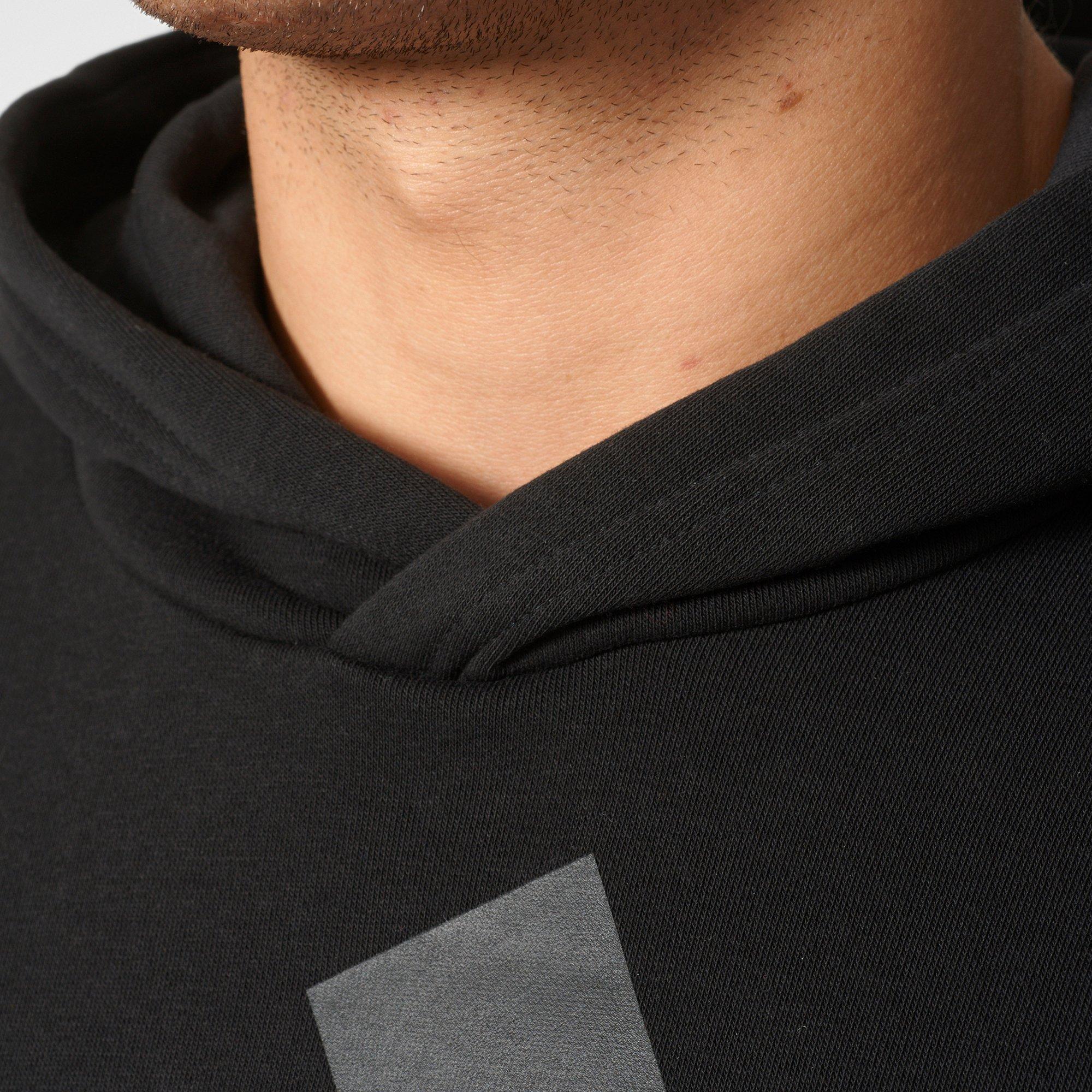 essentials linear pullover hoodie