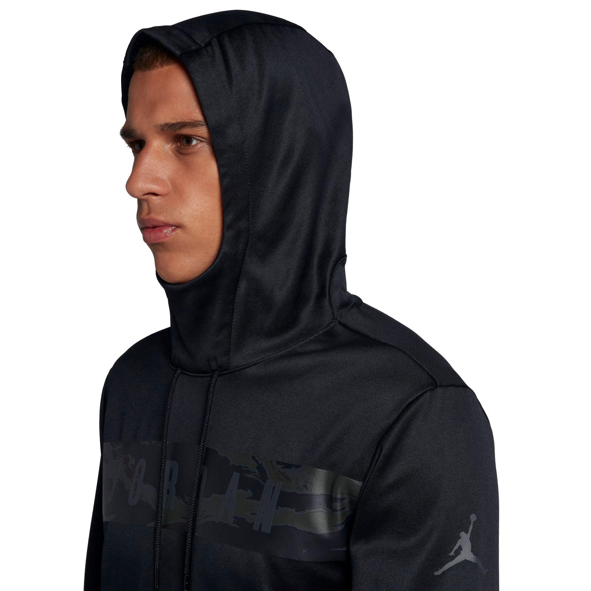 men's jordan therma 23 alpha printed training pullover hoodie