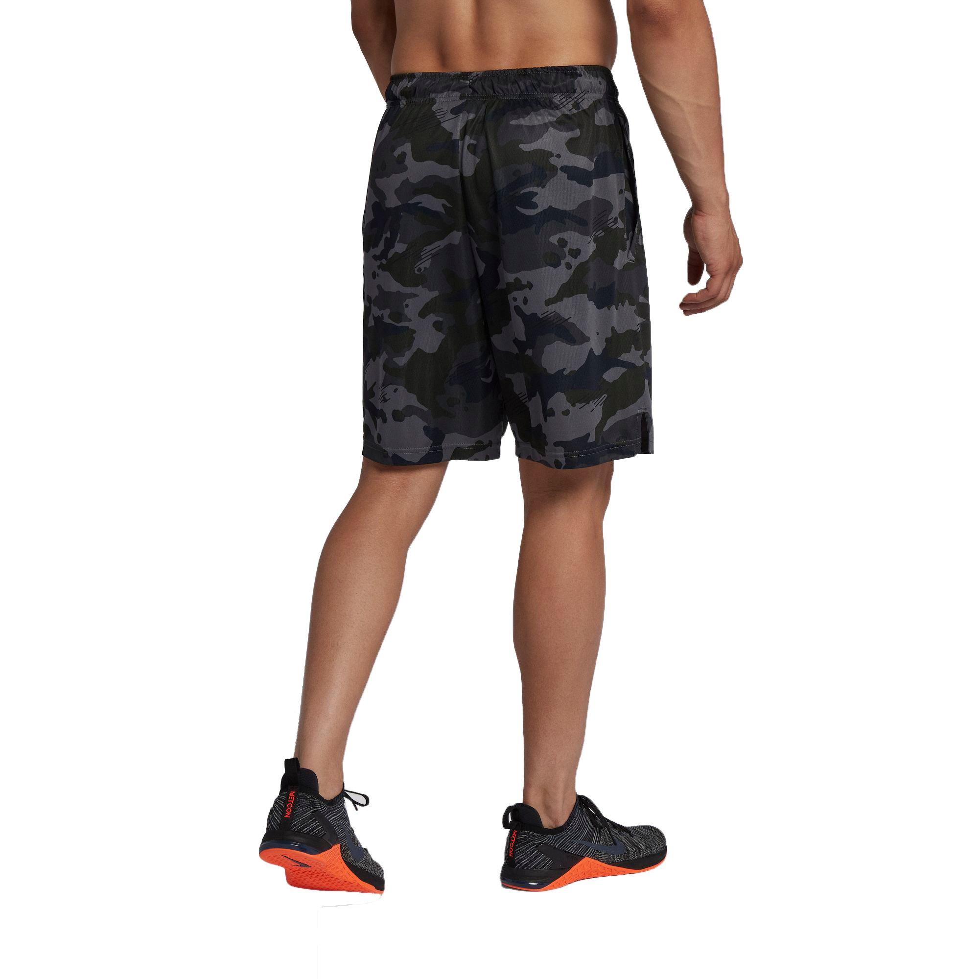nike men's dry camo training shorts