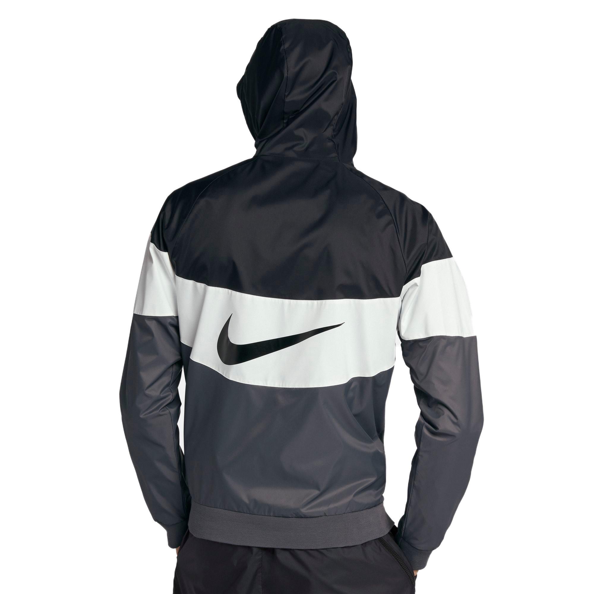 nike windbreaker mens black