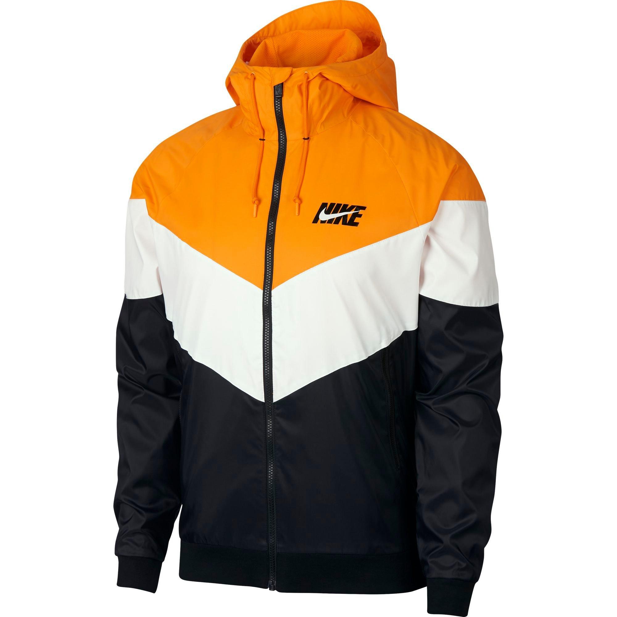 orange and white nike hoodie