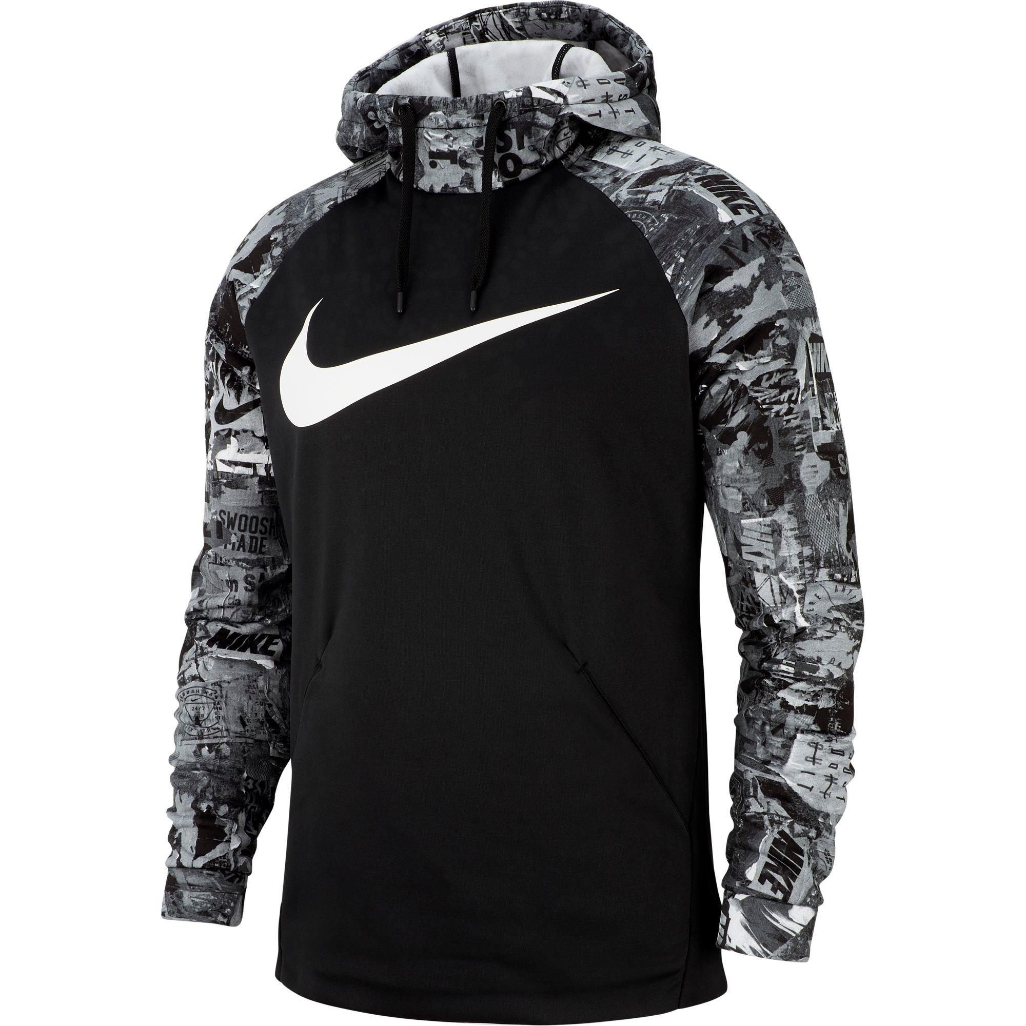 nike men's therma graphic training hoodie