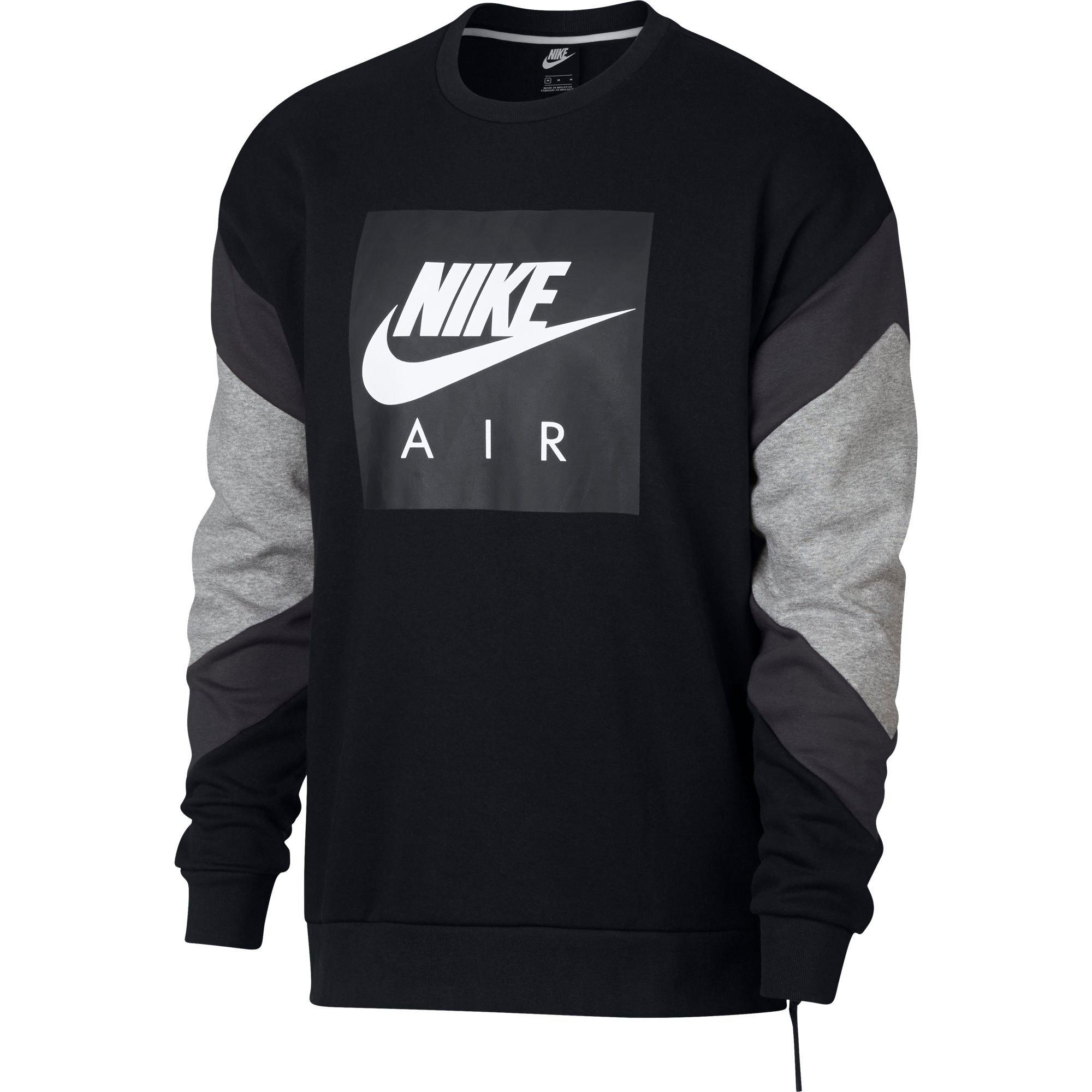 nike air crew sweatshirt black